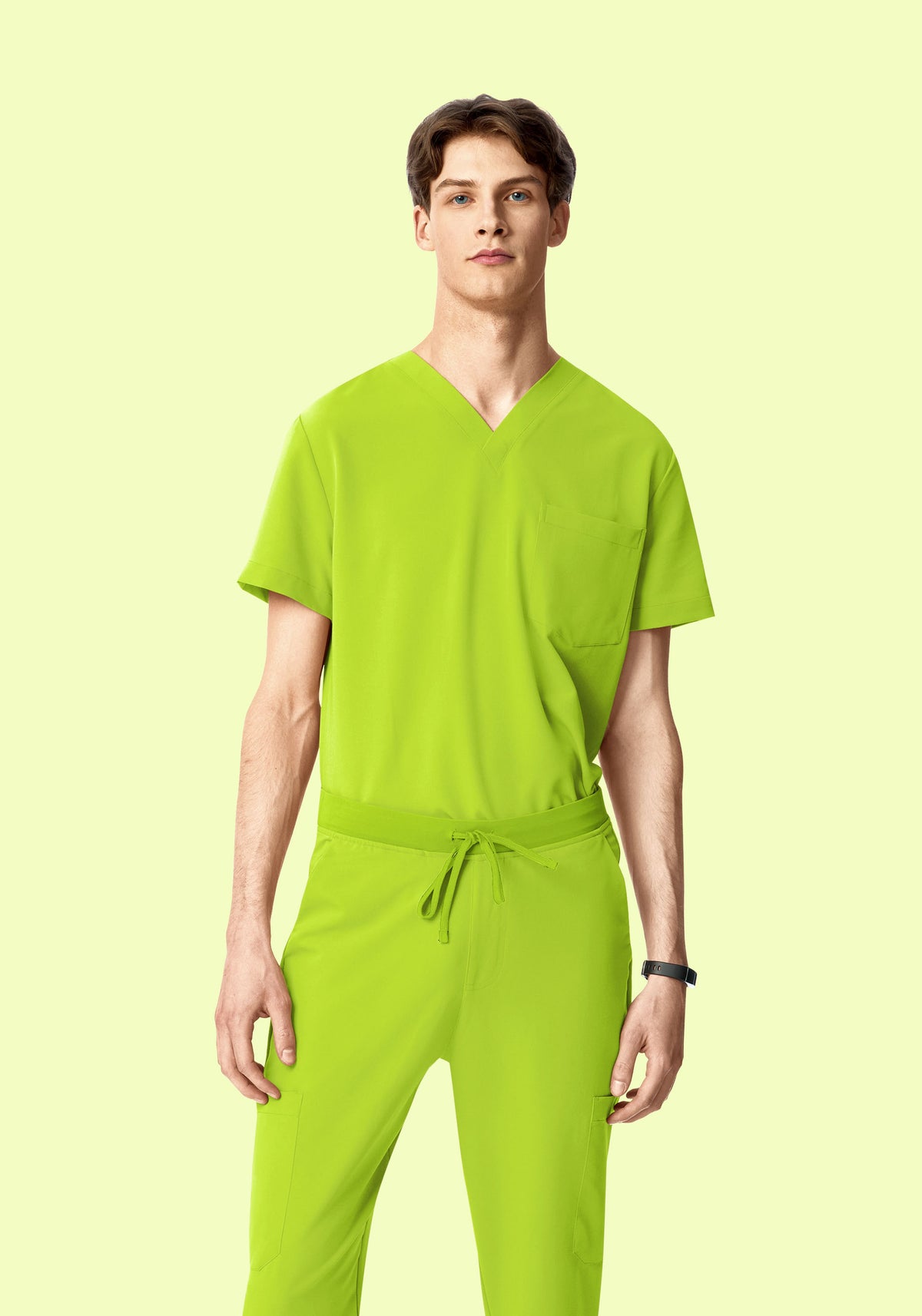 Two Pocket Top Apple Green