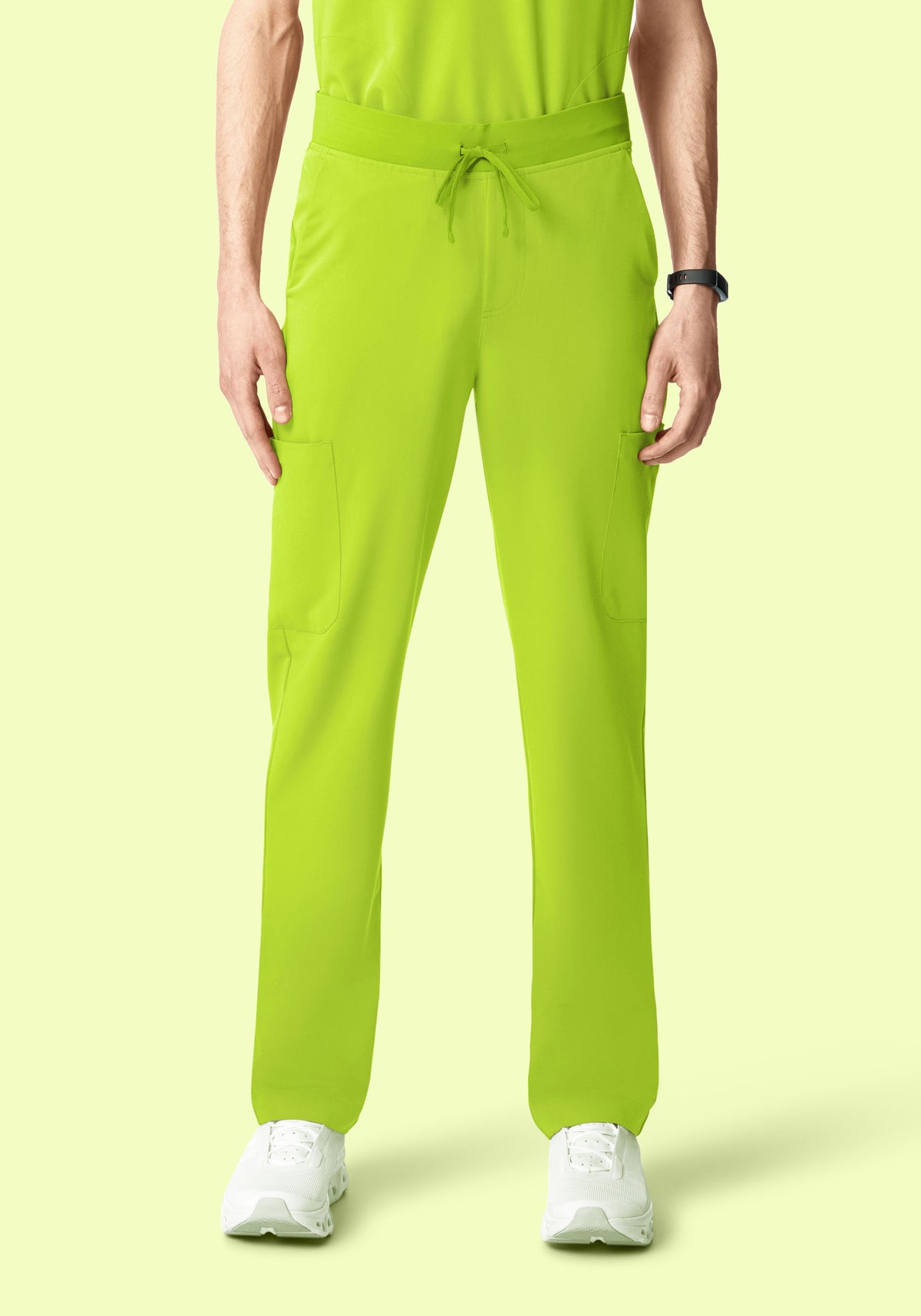 7 Pocket Cargos Apple Green