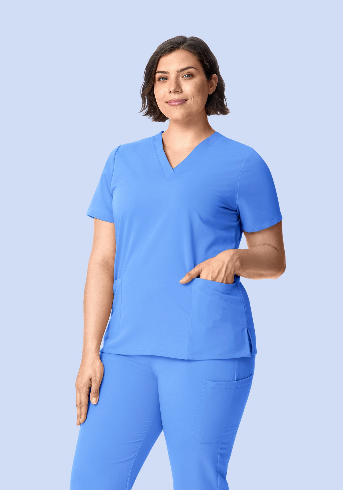 6 Pocket Top Ceil Blue