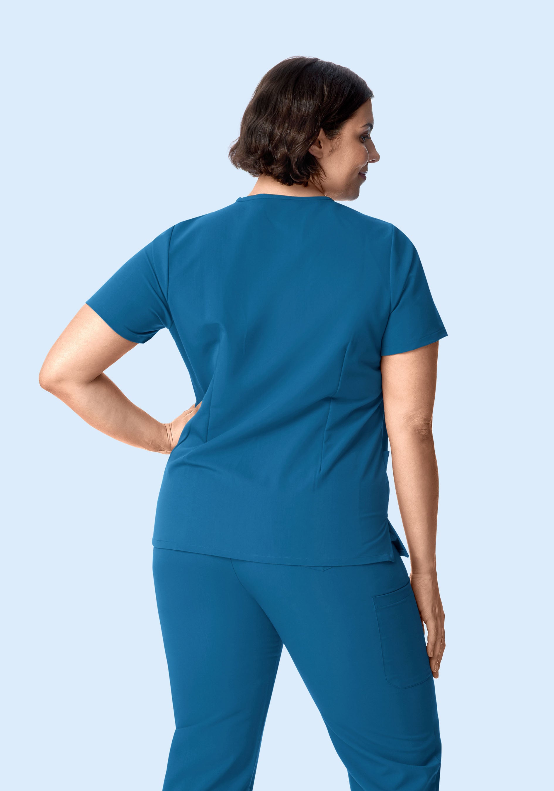 6 Pocket Top Vallarta Blue