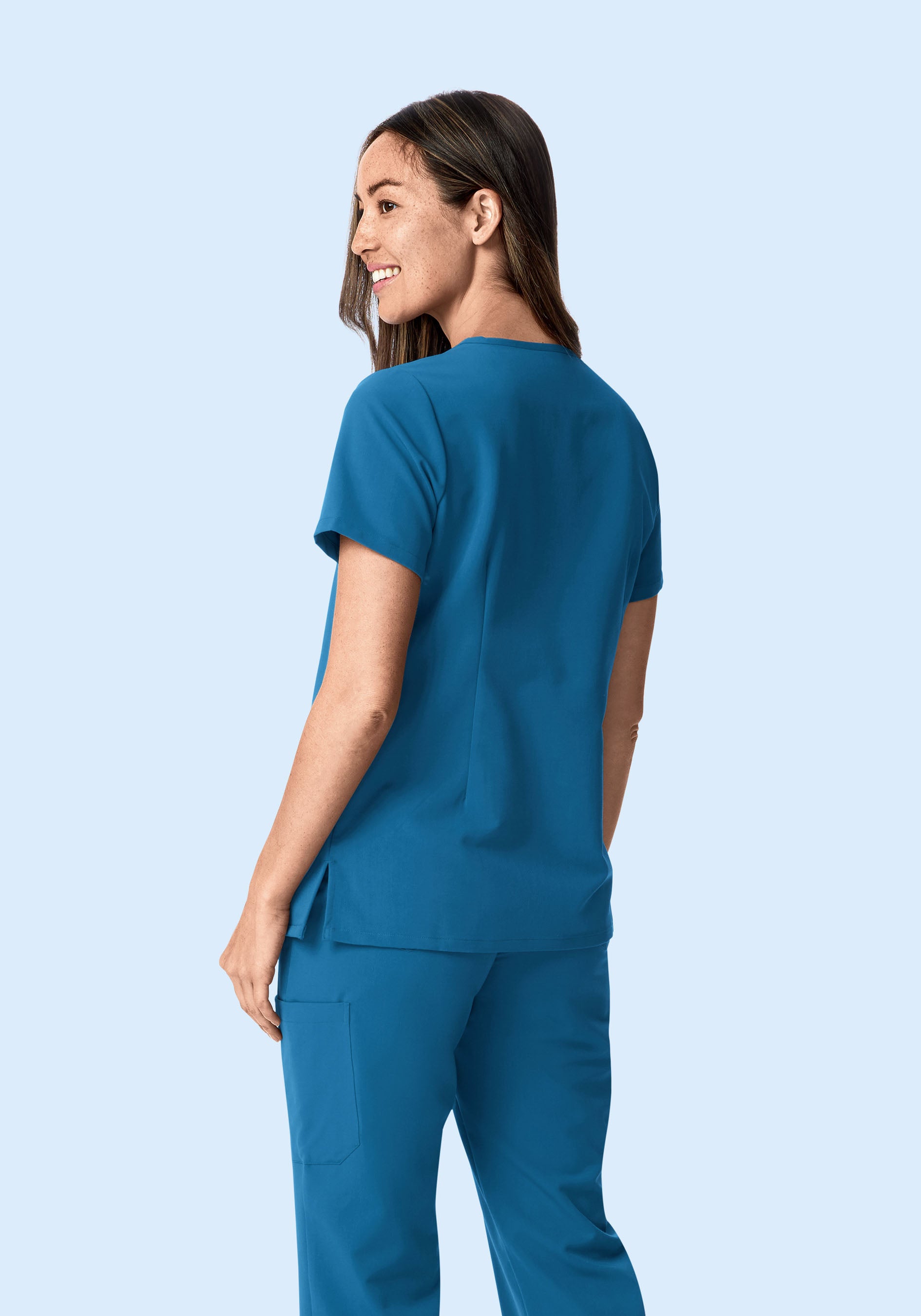 6 Pocket Top Vallarta Blue
