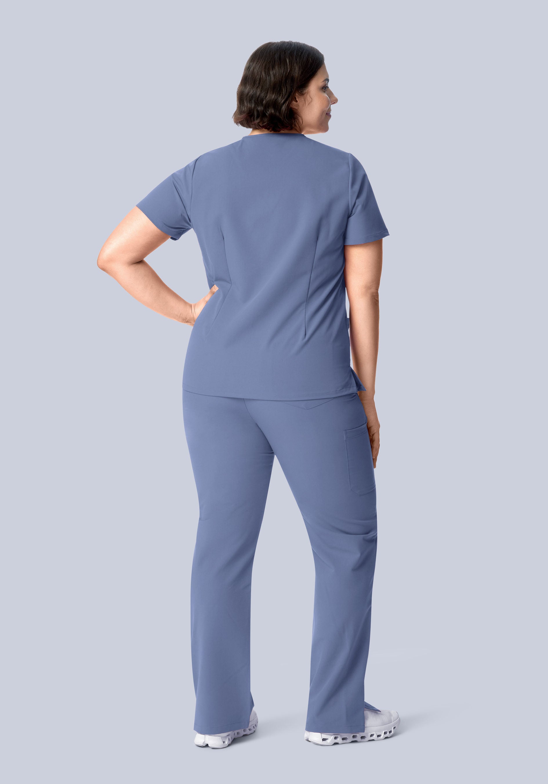 6 Pocket Top Periwinkle