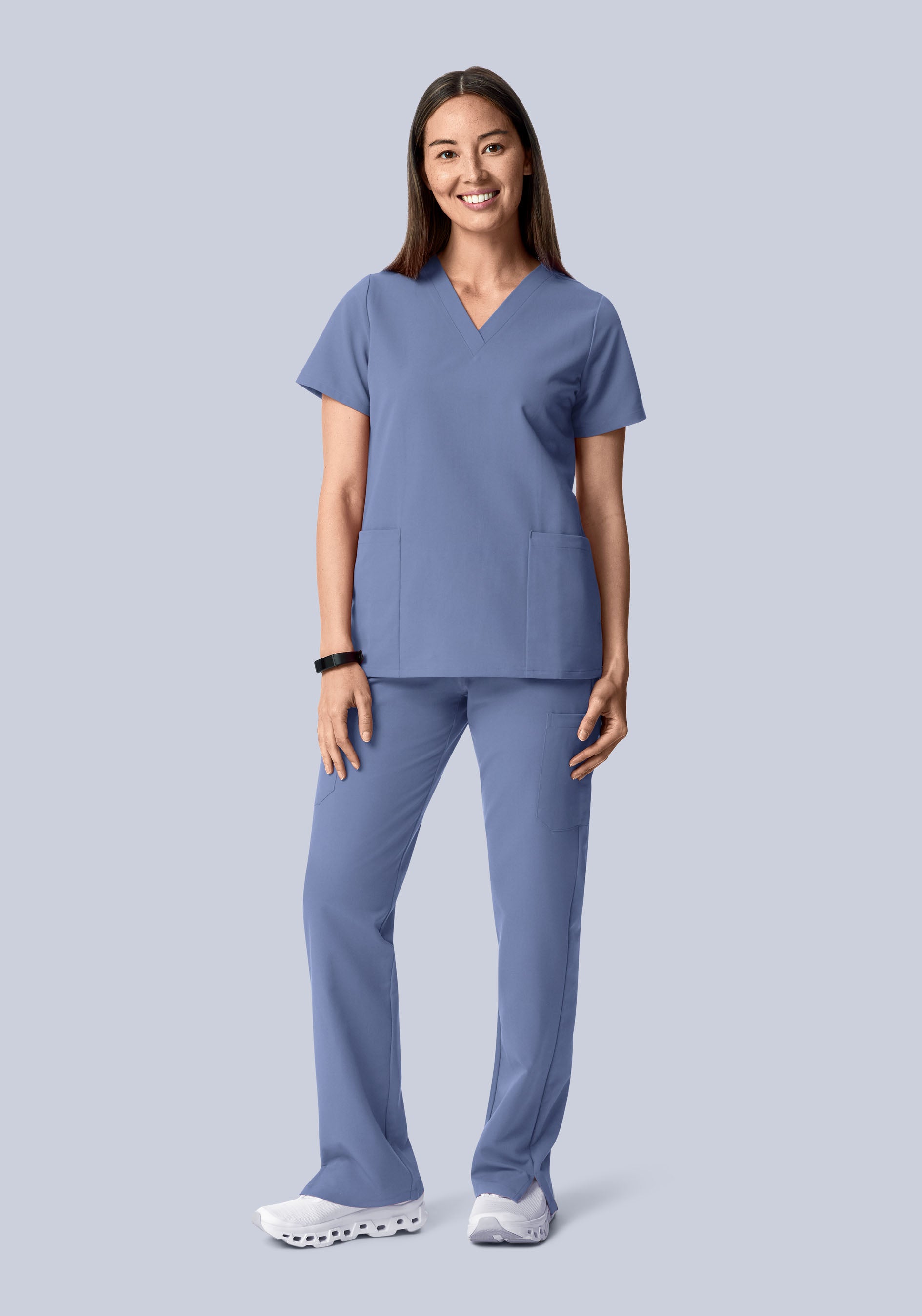 6 Pocket Top Periwinkle