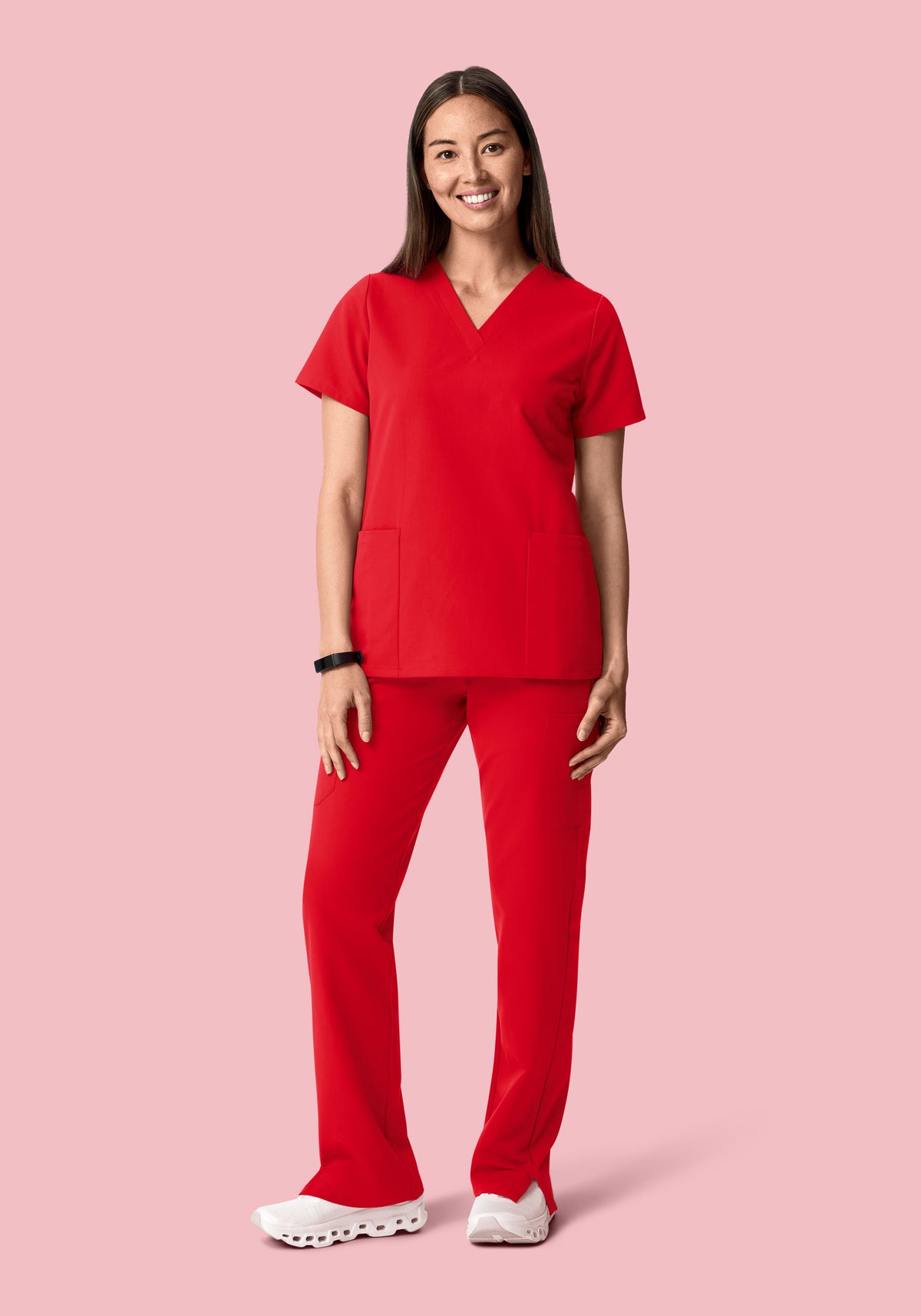 6 Pocket Top Candy Red