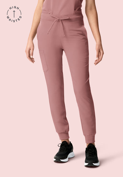 Women's High Waisted Joggers - Sienna | Mandala Scrubs