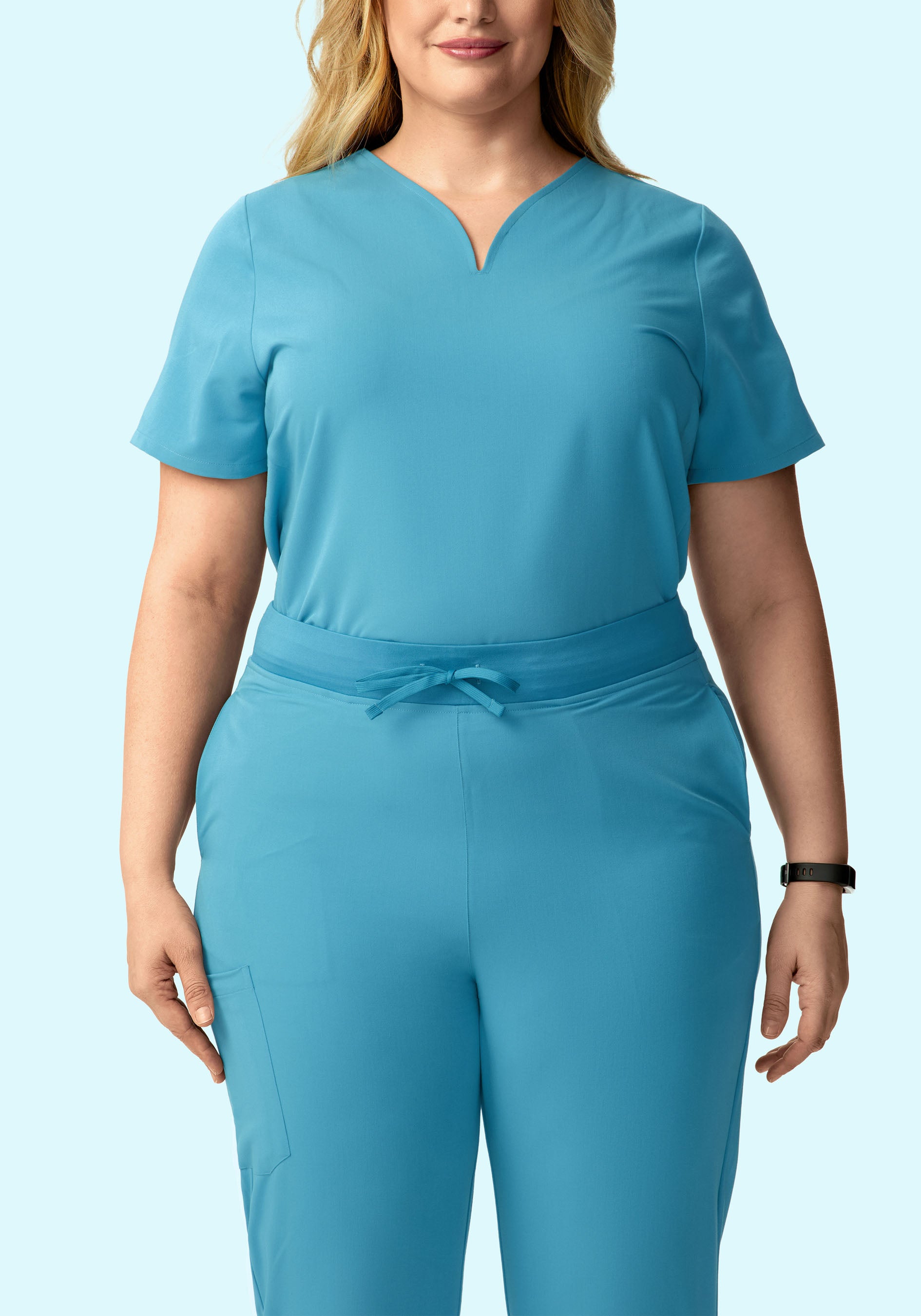 High Waisted Joggers Wave