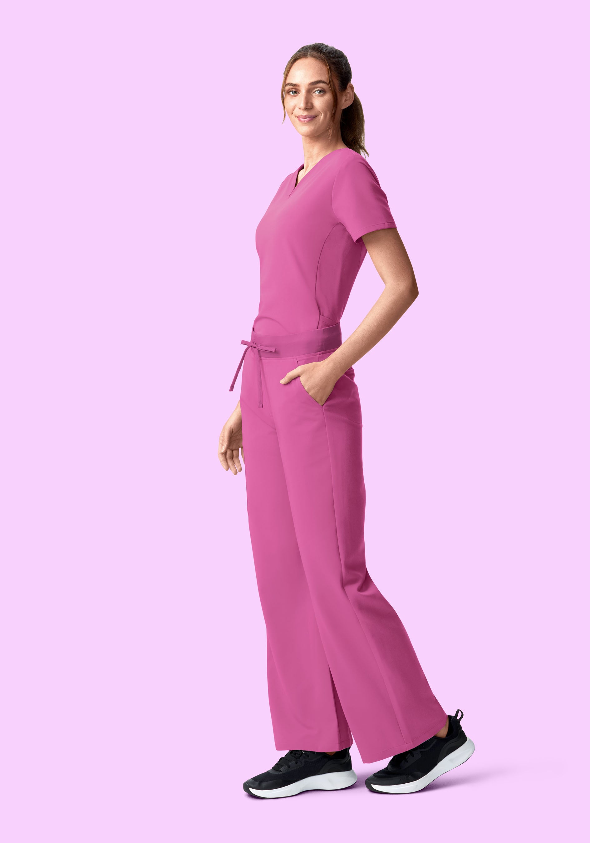 High Waisted Wide Leg Dahlia