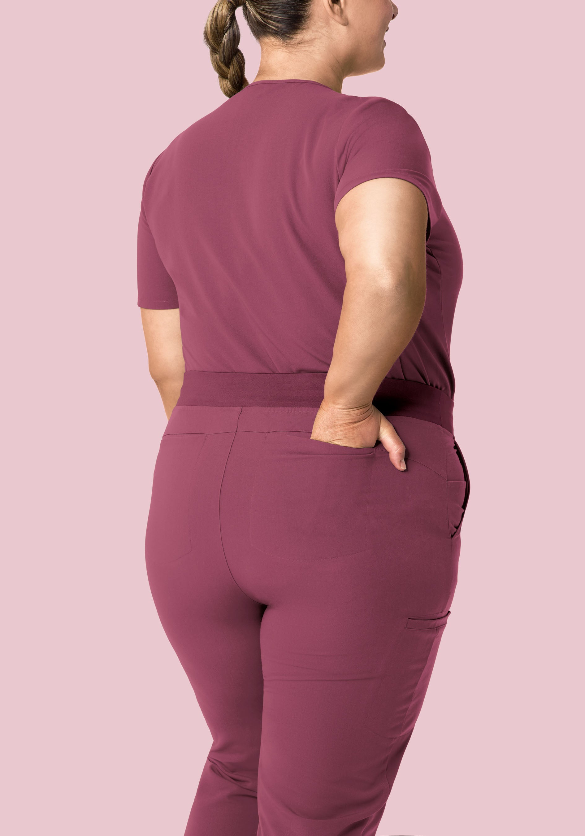 11 Pocket Joggers Deep Mauve
