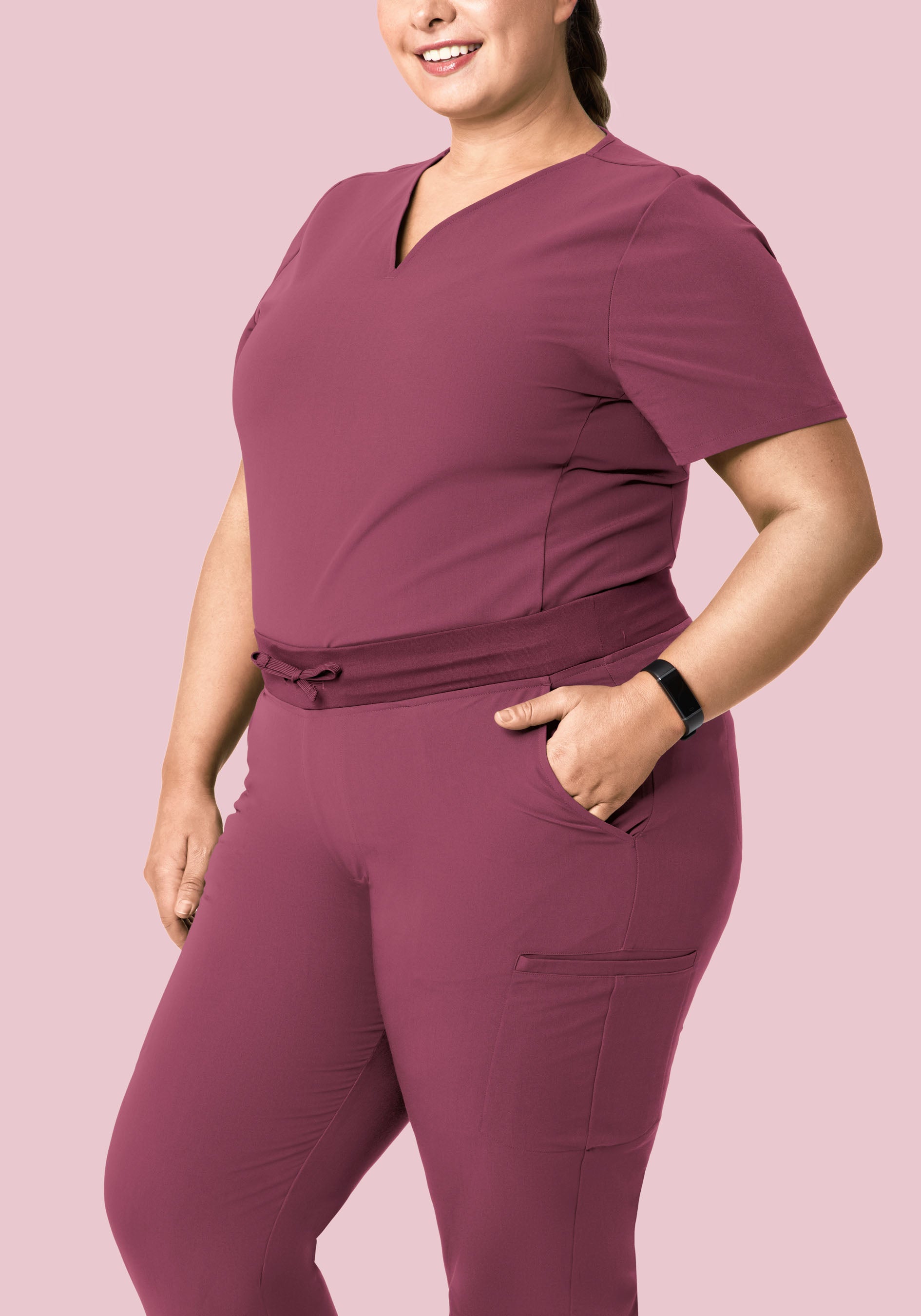 11 Pocket Joggers Deep Mauve