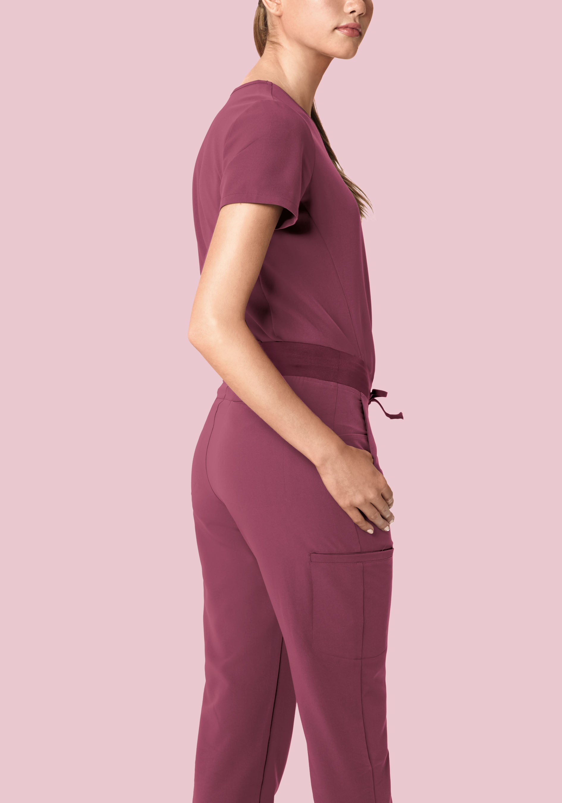 11 Pocket Joggers Deep Mauve