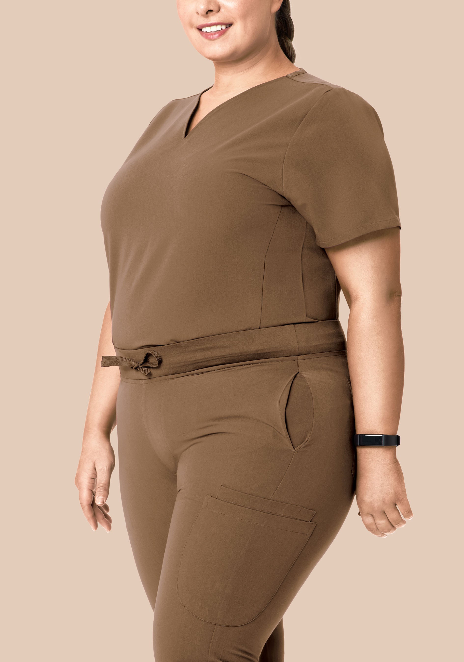6 Pocket Slim Pants Ash Brown