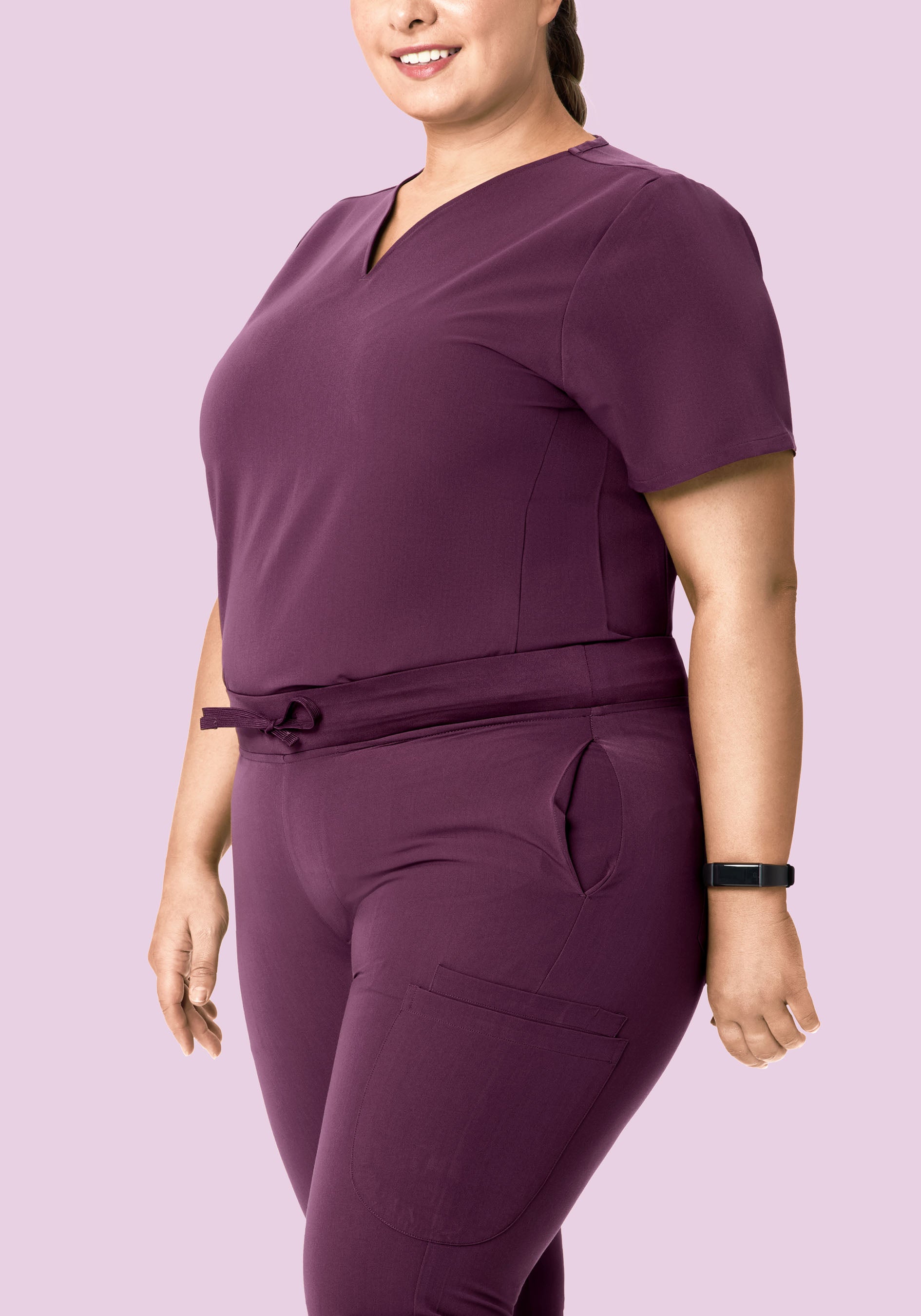 6 Pocket Slim Pants Bordeaux