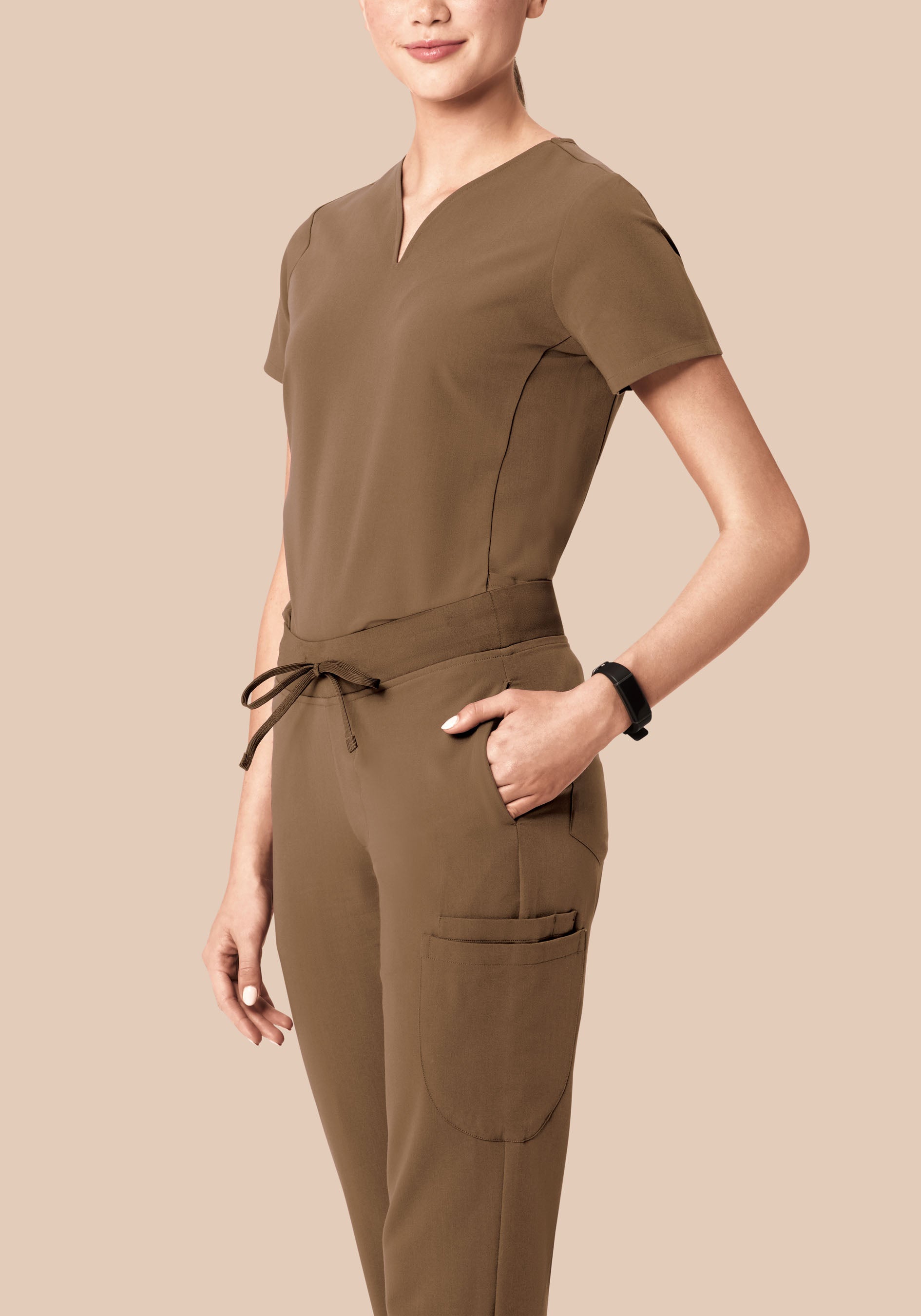 6 Pocket Slim Pants Ash Brown