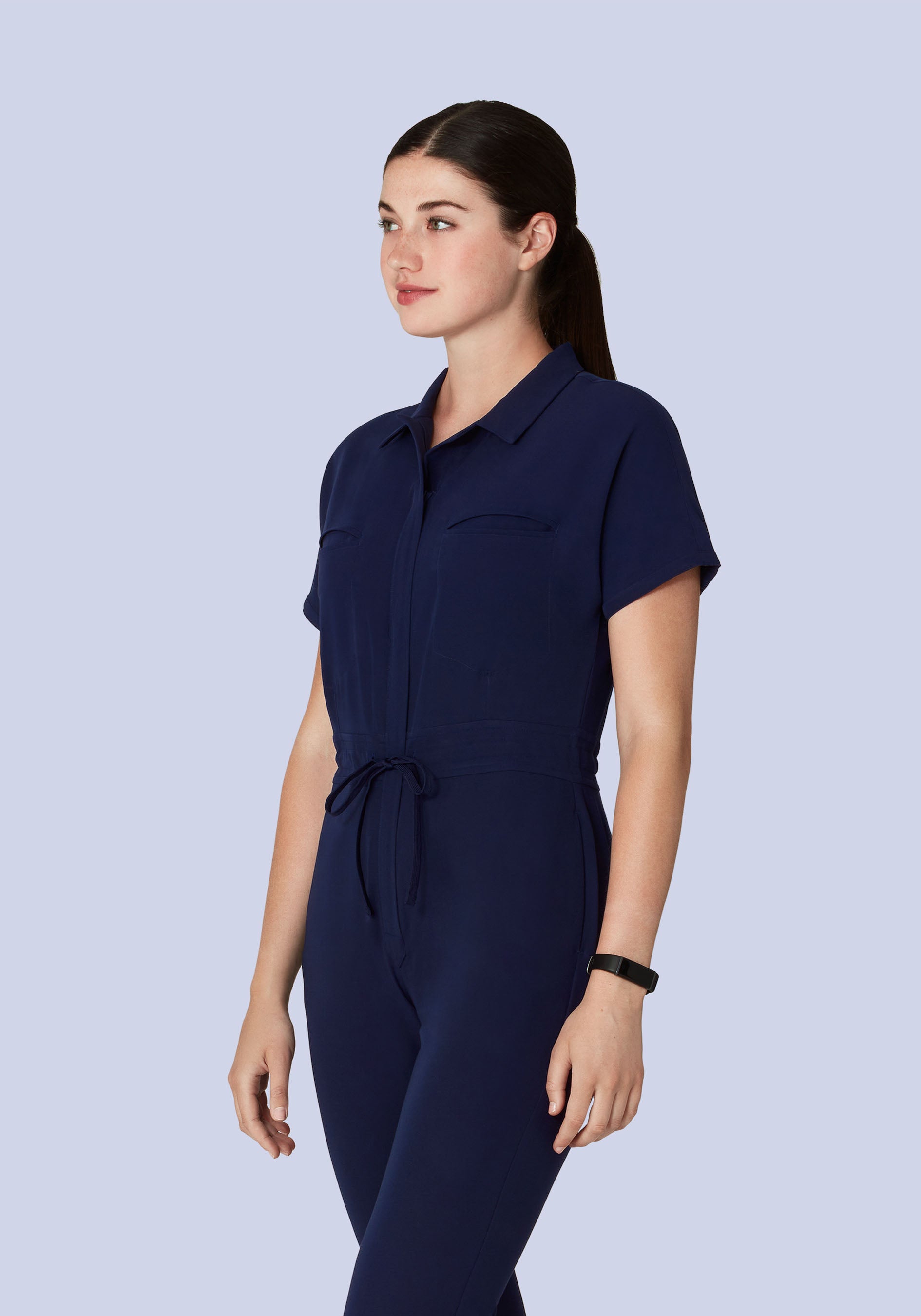 Women's Jumpsuit Navy – Mandala Scrubs