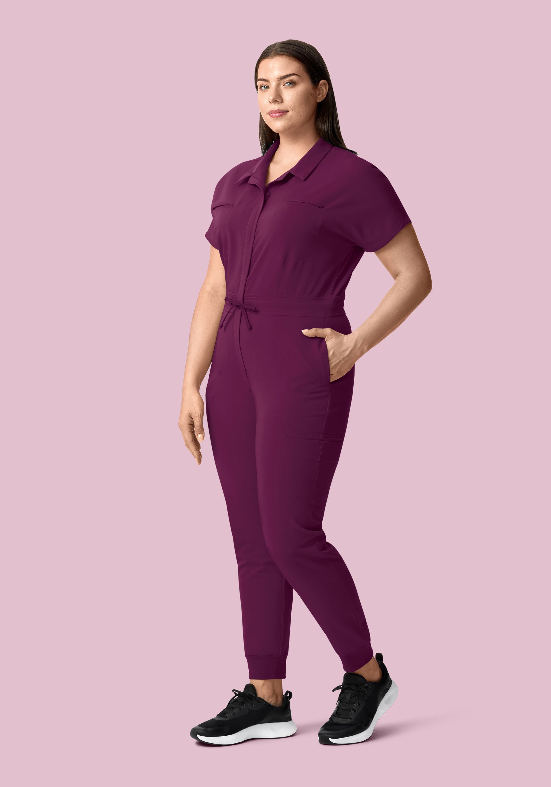Women's Jumpsuit Plum