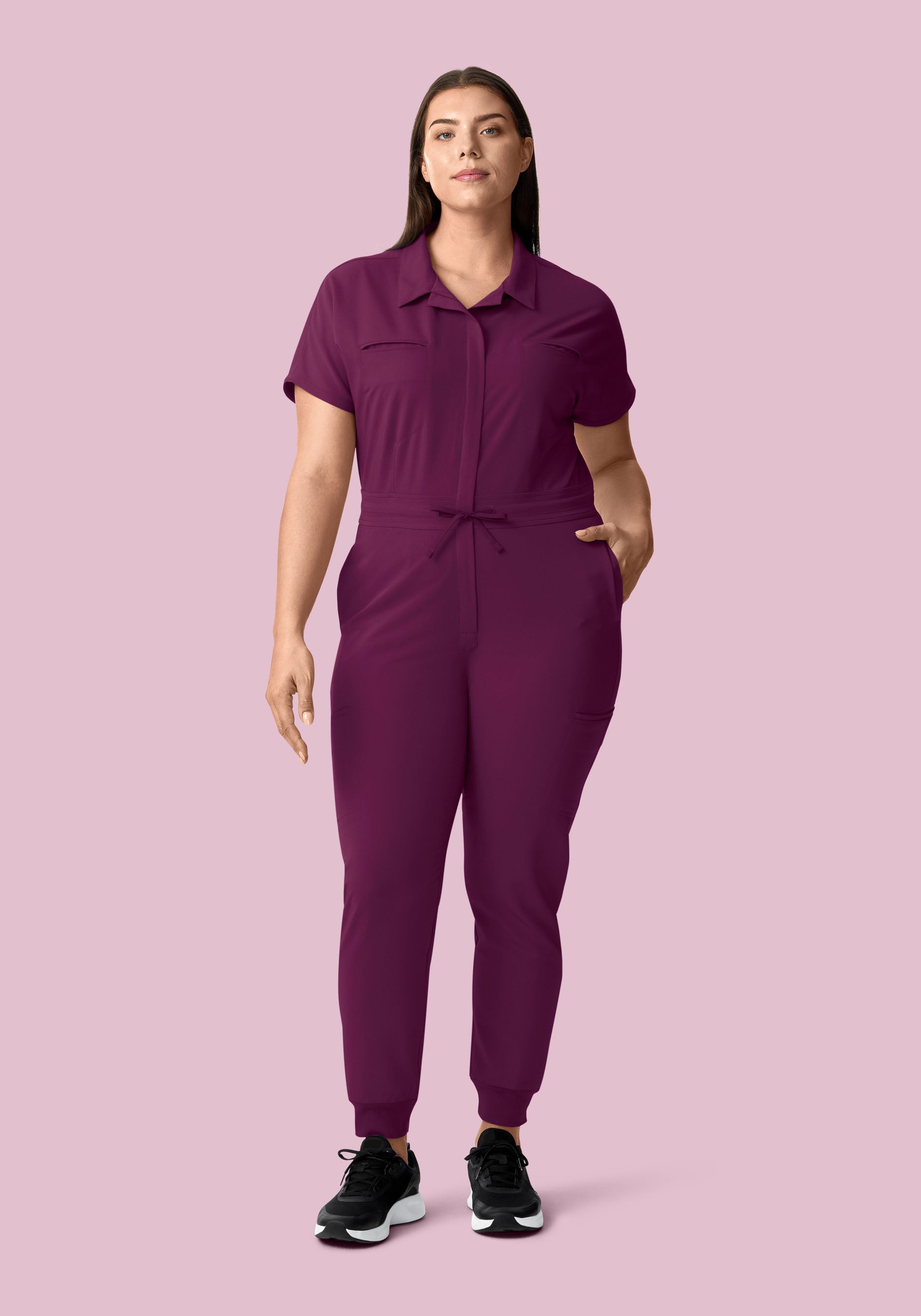 Women's Jumpsuit Plum