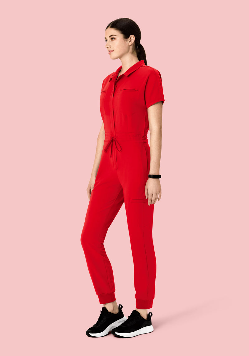 Women's Jumpsuit Candy Red