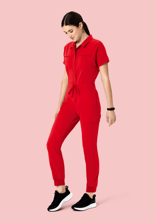 Women's Jumpsuit Candy Red