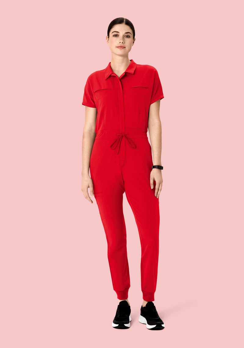 Women's Jumpsuit Candy Red