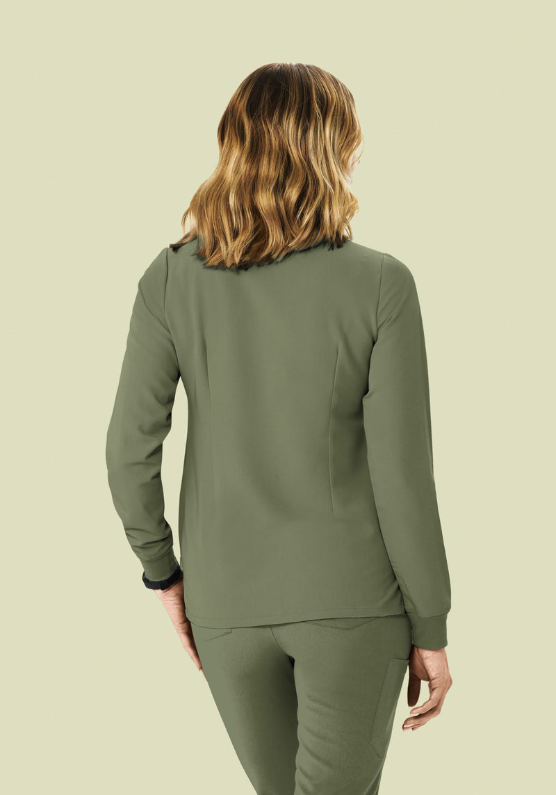 Long Sleeve 6 Pocket Top Sage