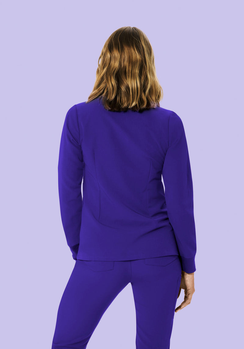 Long Sleeve One Pocket Top True Grape