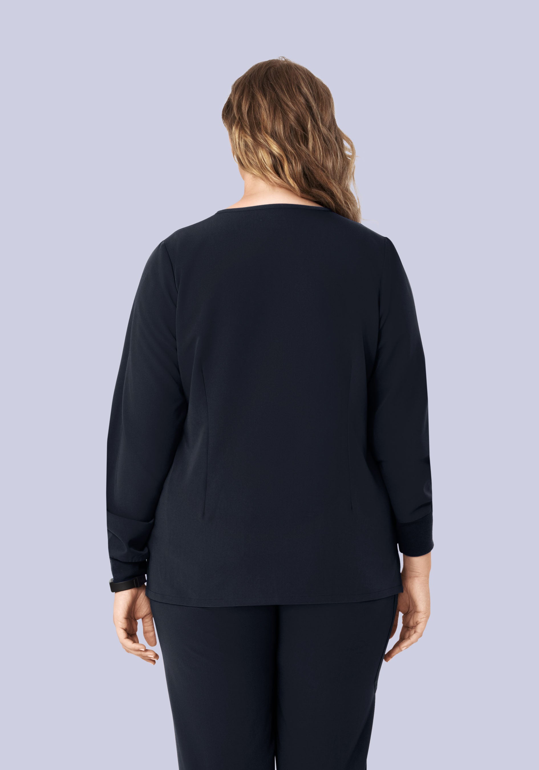 Long Sleeve 6 Pocket Top Midnight Navy