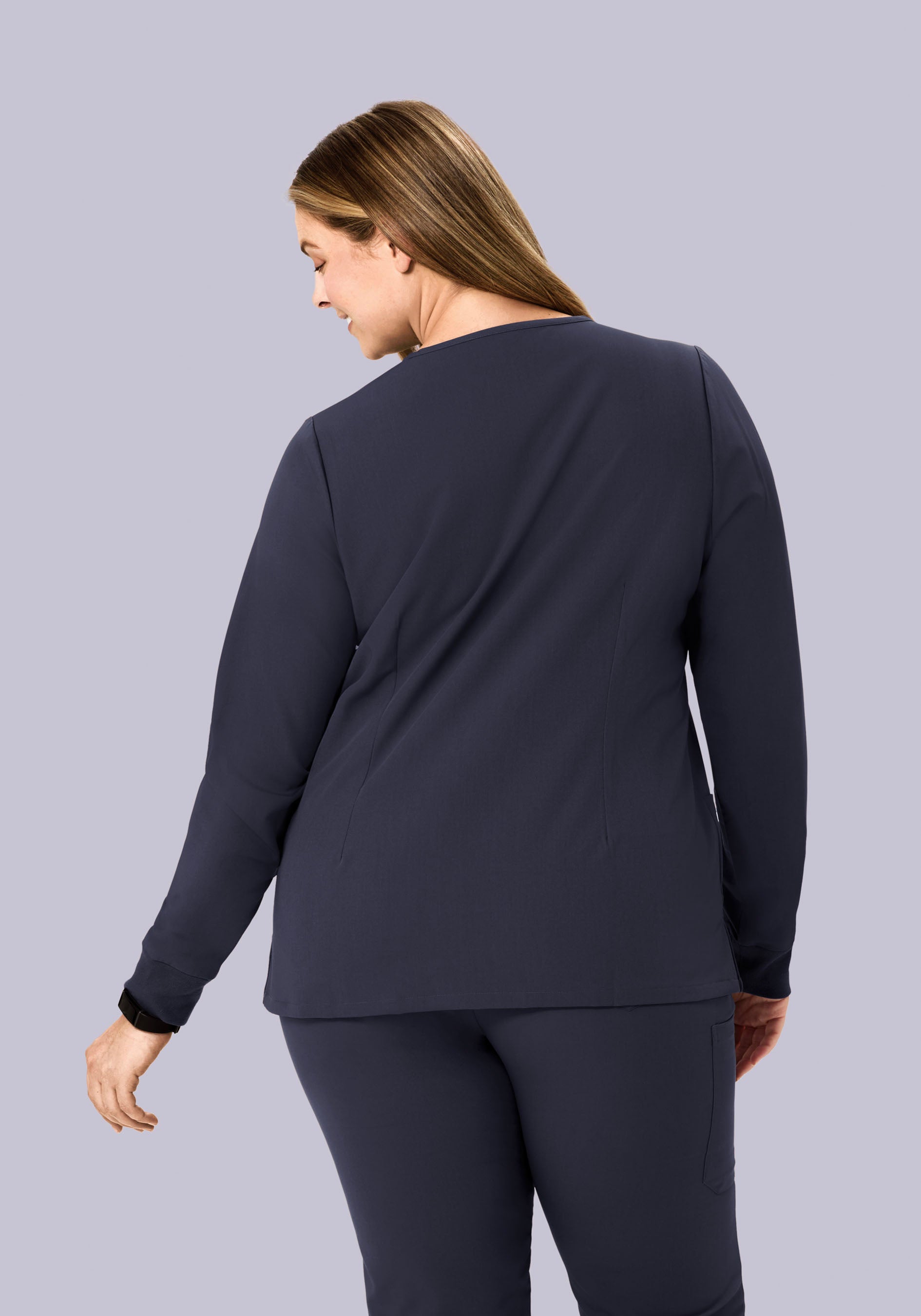 Long Sleeve 6 Pocket Top Steel