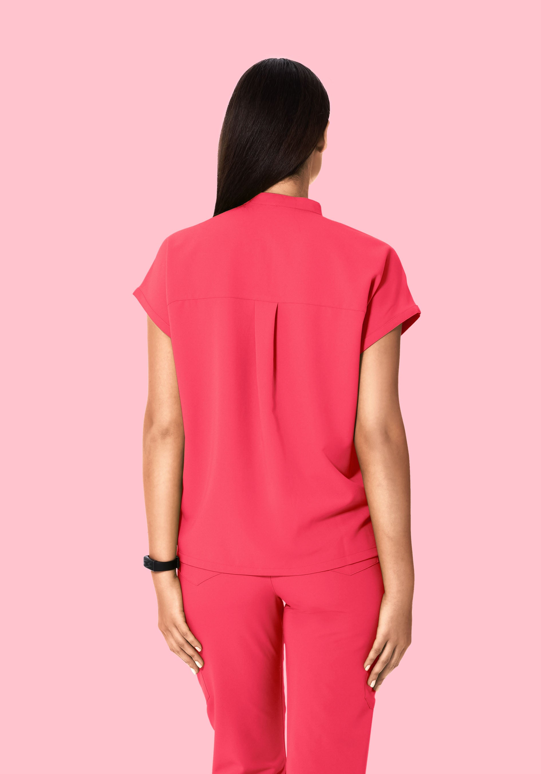 Mandarin Dolman Top Paradise Pink