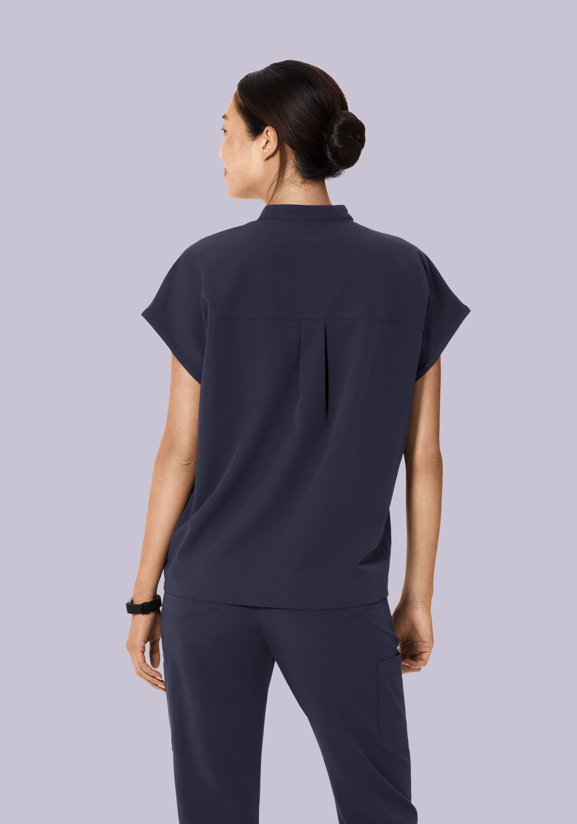 Mandarin Dolman Top Steel