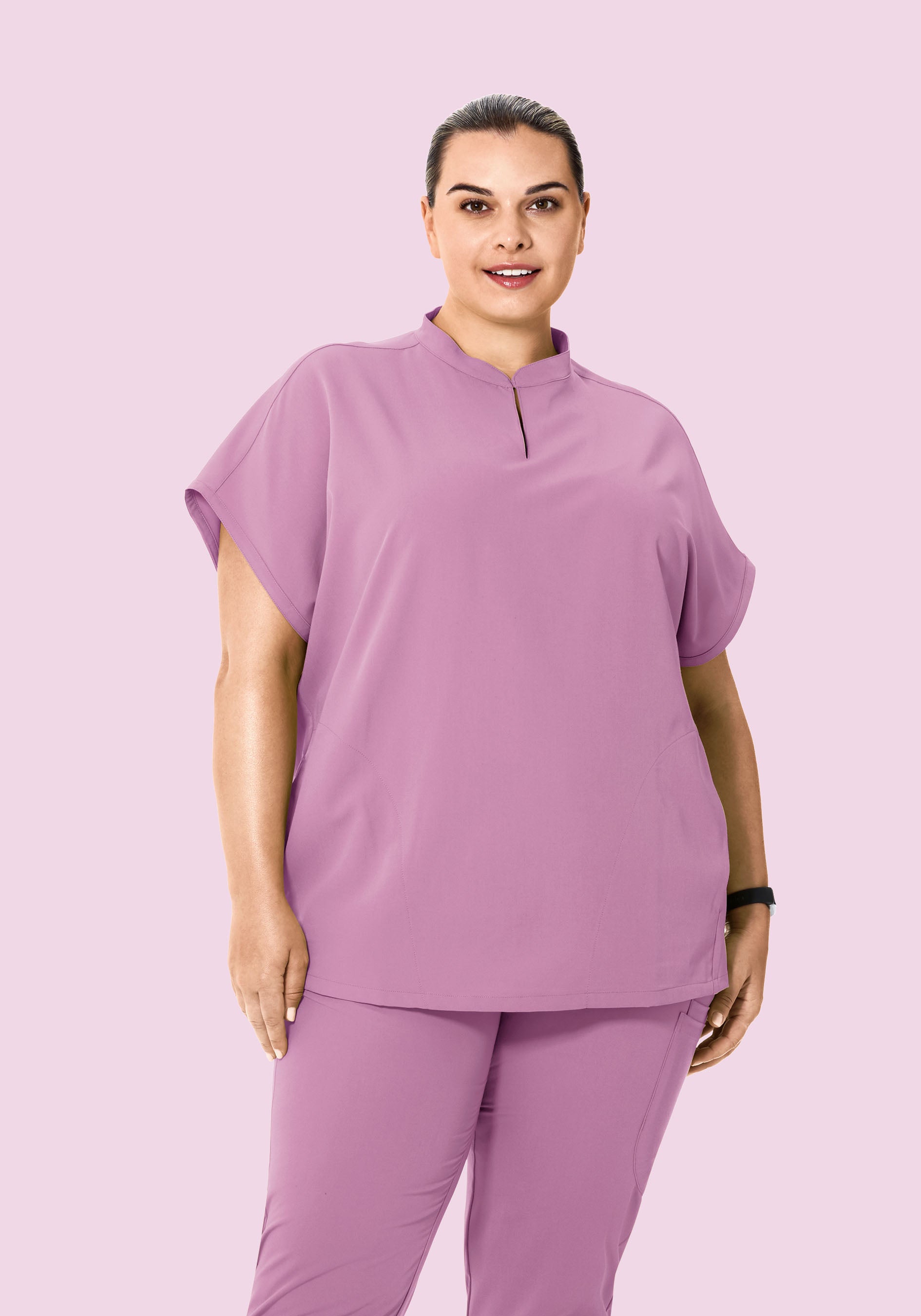 Mandarin Dolman Top Lilac