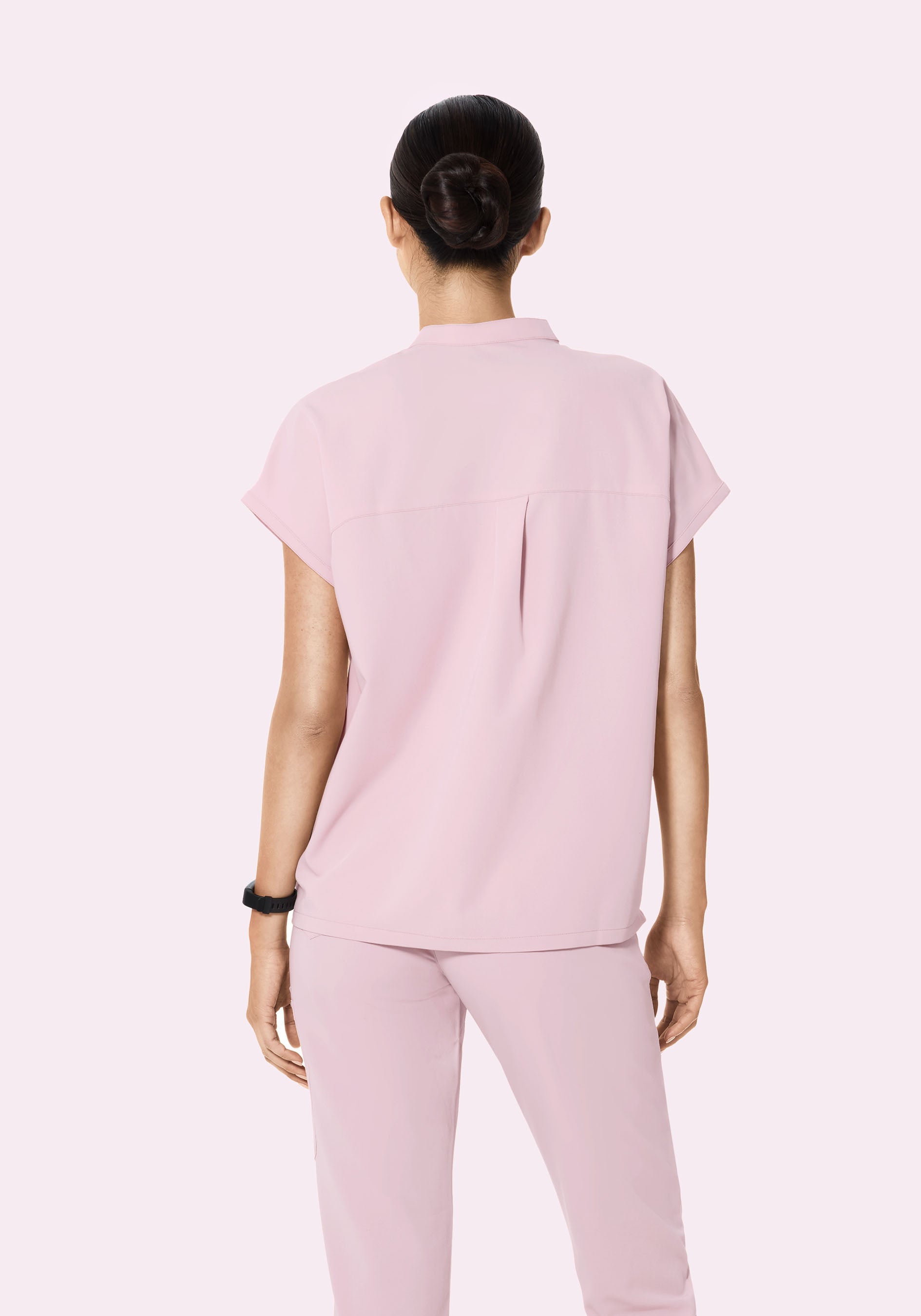 Mandarin Dolman Top Blush Blossom