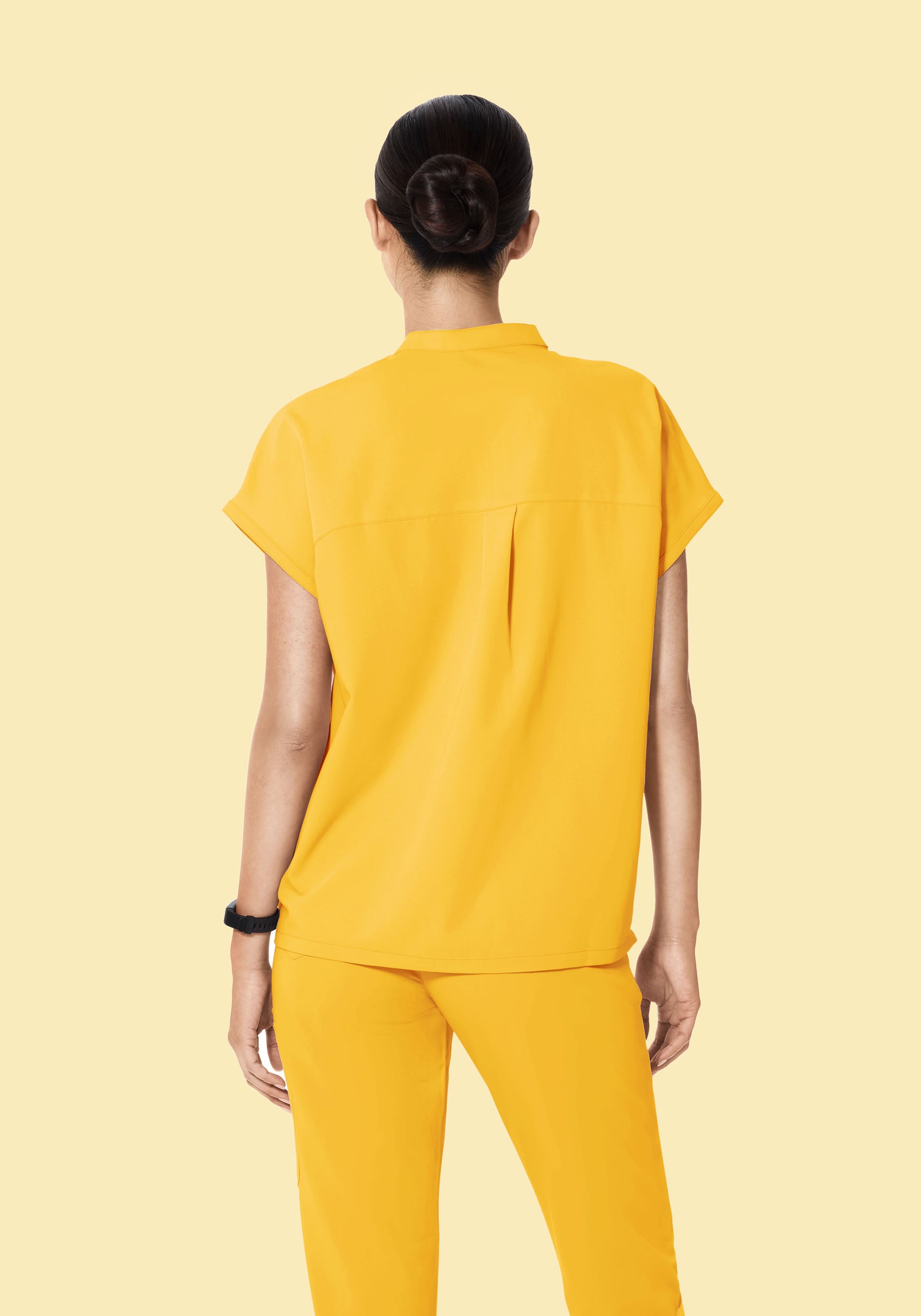 Mandarin Dolman Top Daffodil