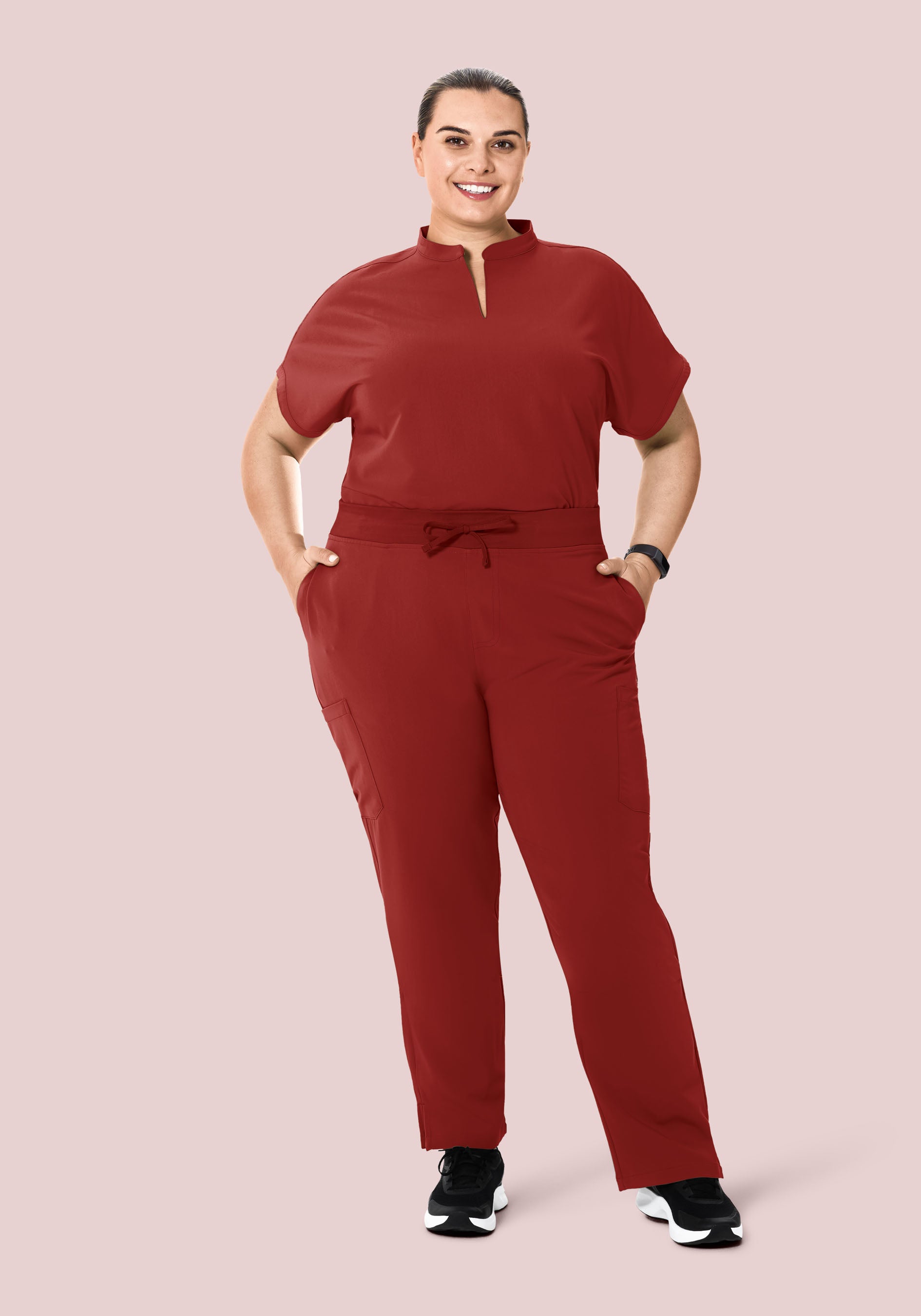 Mandarin Dolman Top Rosewood