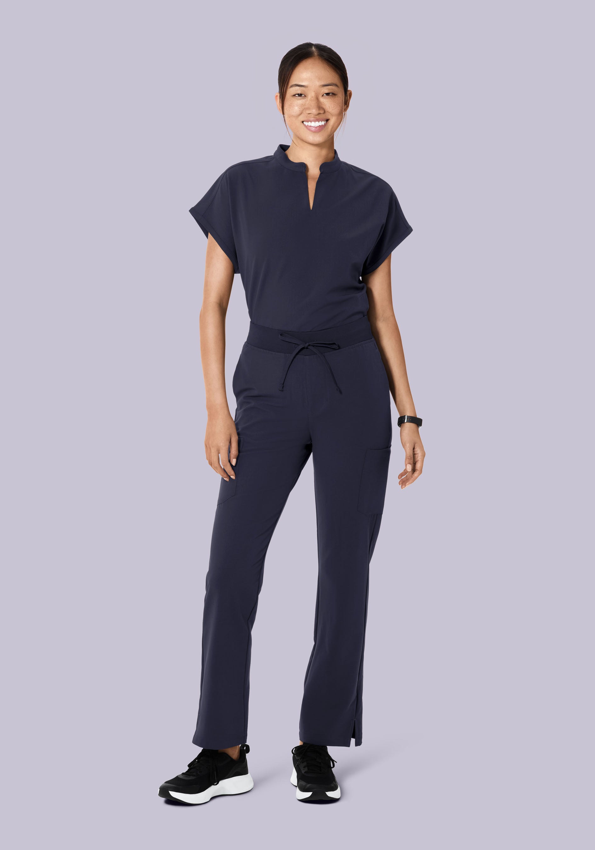 Mandarin Dolman Top Steel