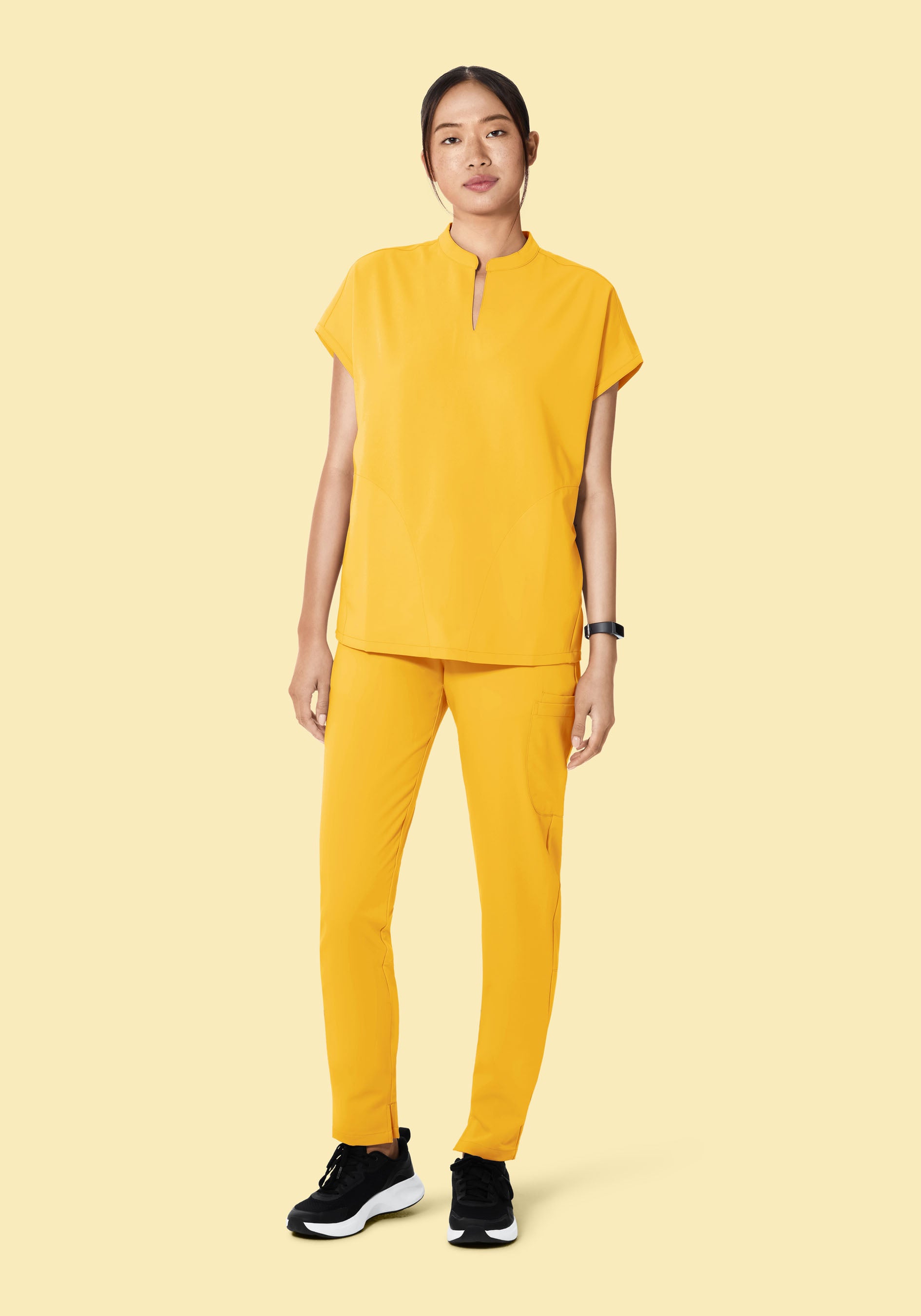 Mandarin Dolman Top Daffodil