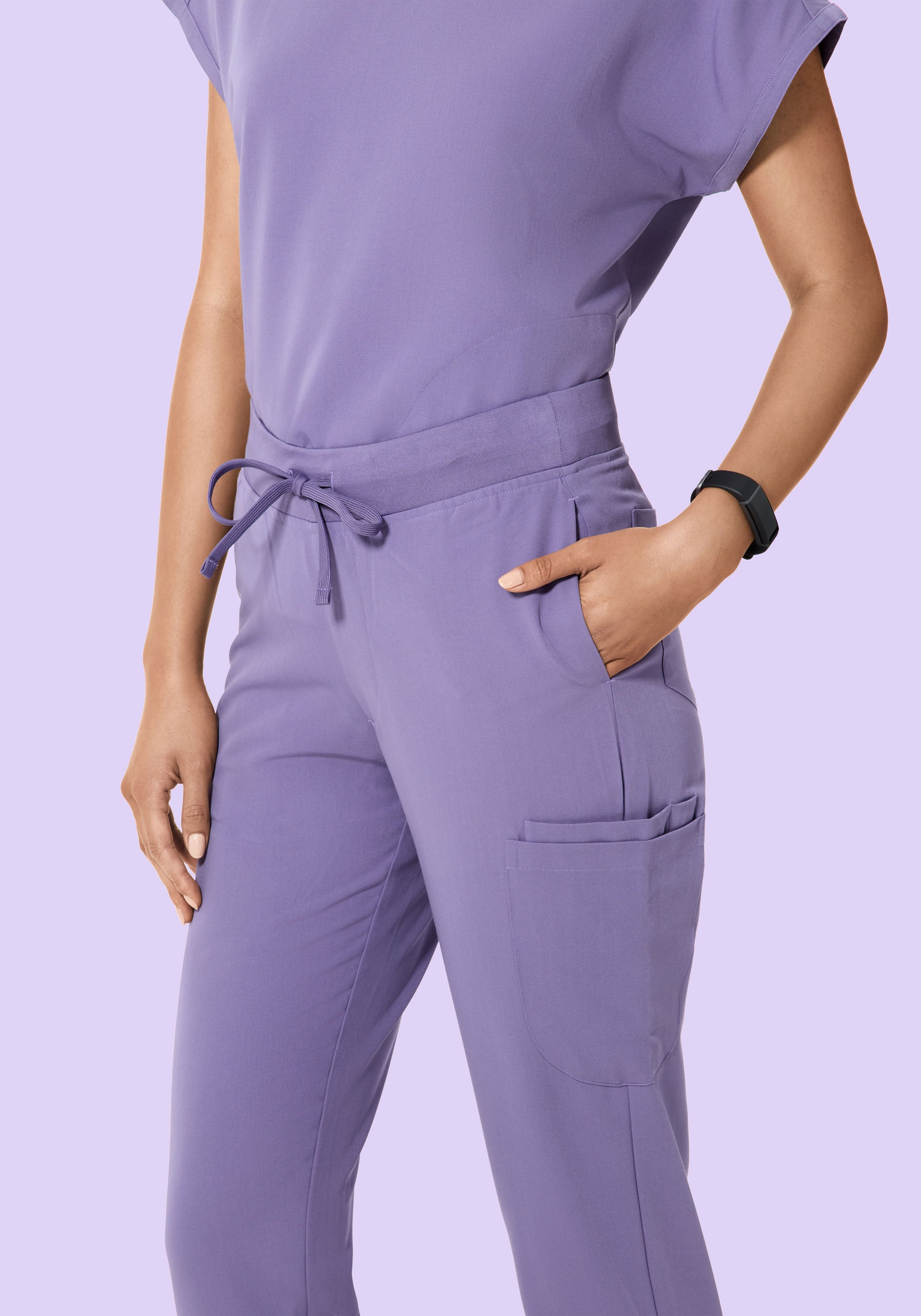 6 Pocket Slim Pants Hyacinth