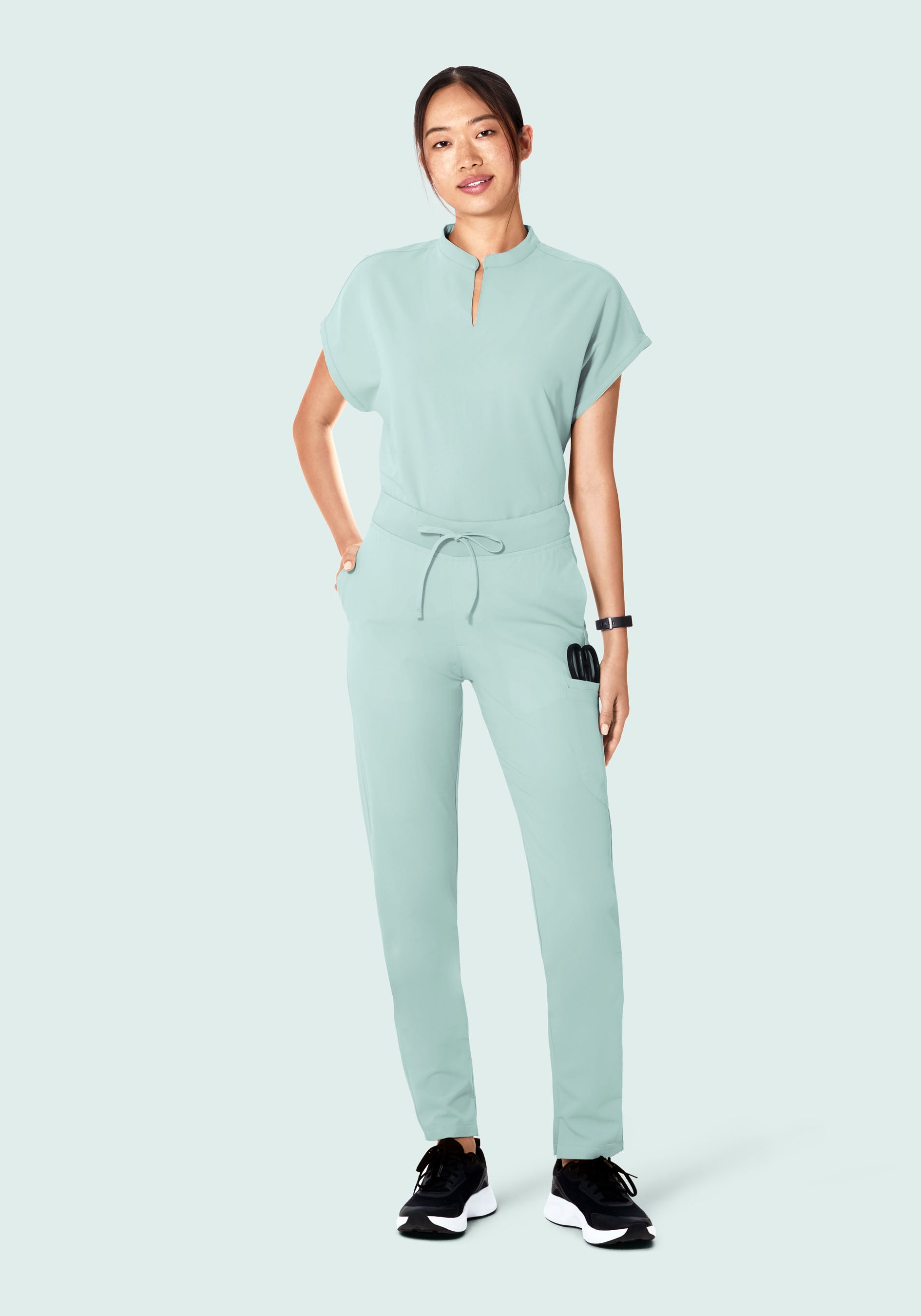 6 Pocket Slim Pants Sterling Blue