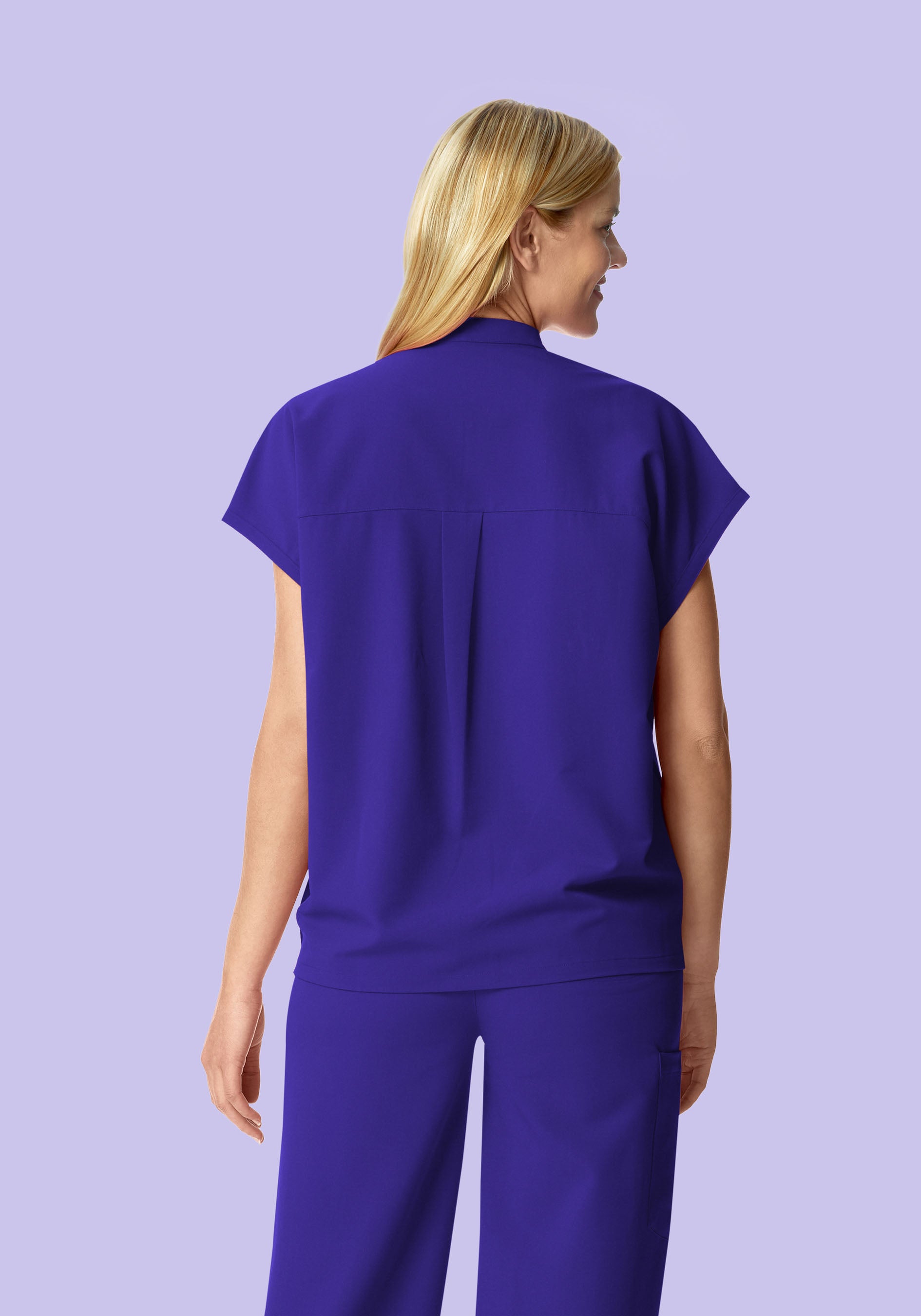 Mandarin Dolman Top True Grape