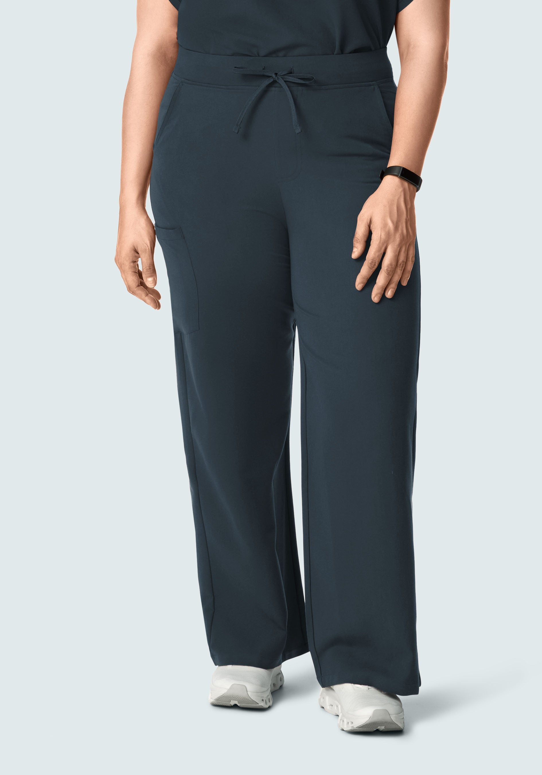 High Waisted Wide Leg Dark Harbor