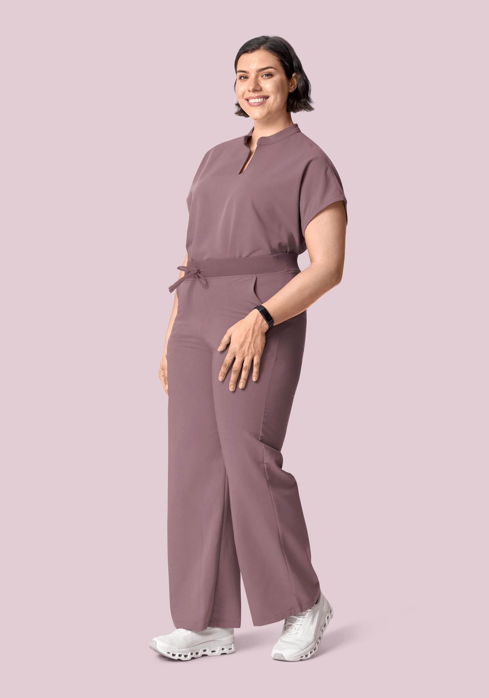 High Waisted Wide Leg Moondust