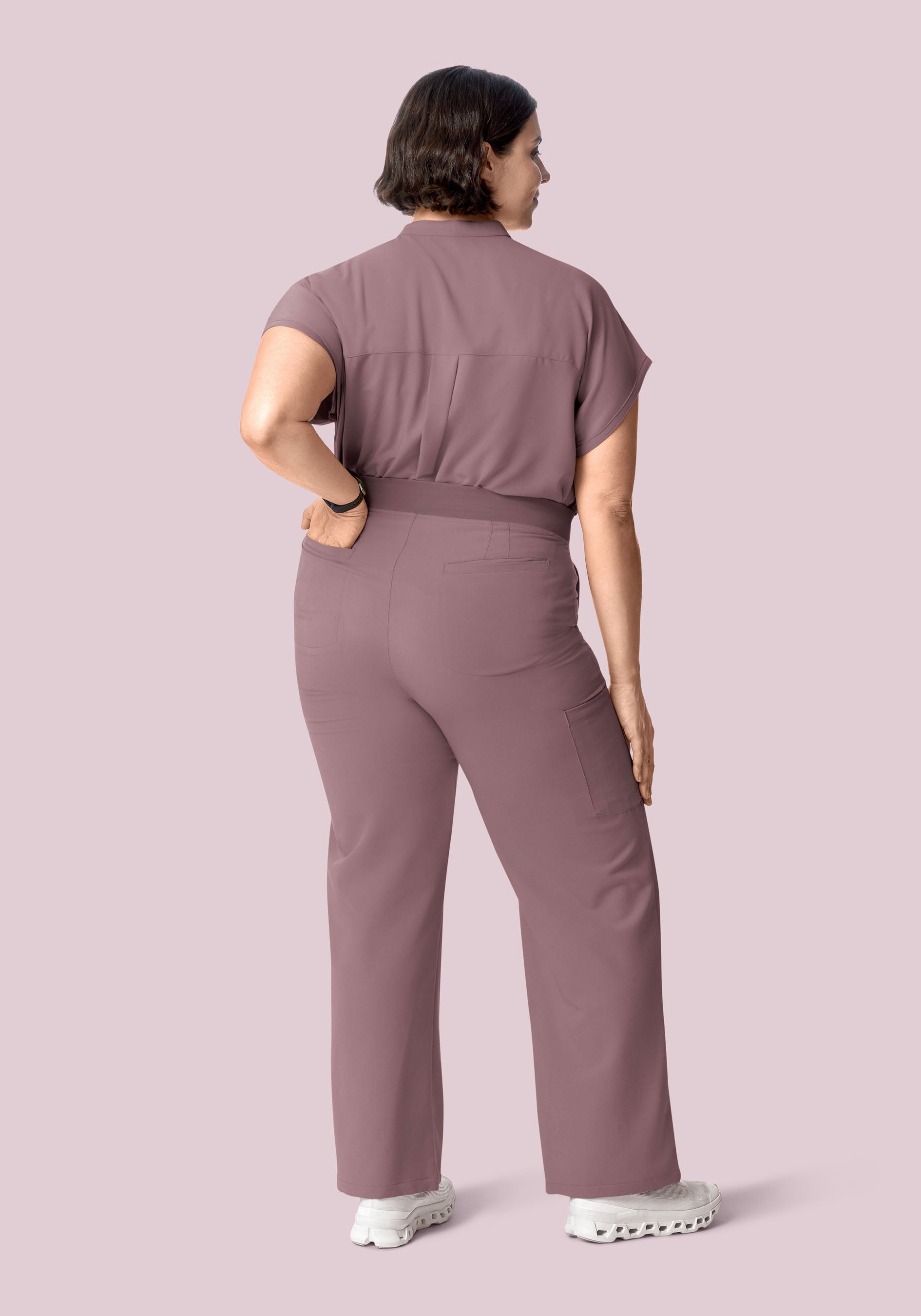 High Waisted Wide Leg Moondust