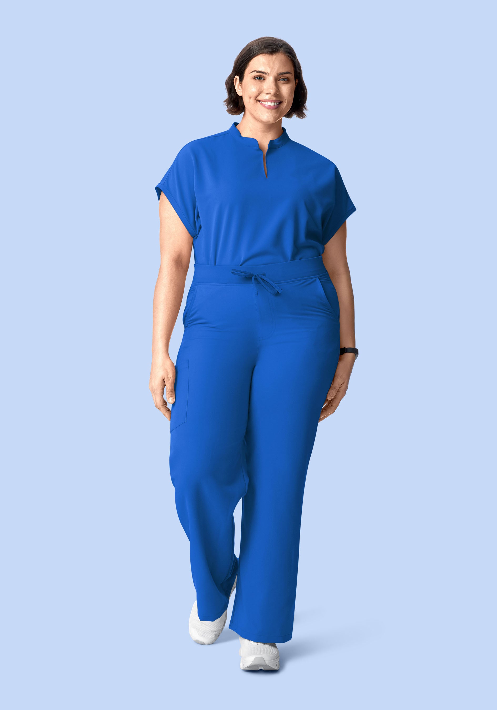 High Waisted Wide Leg Royal Blue