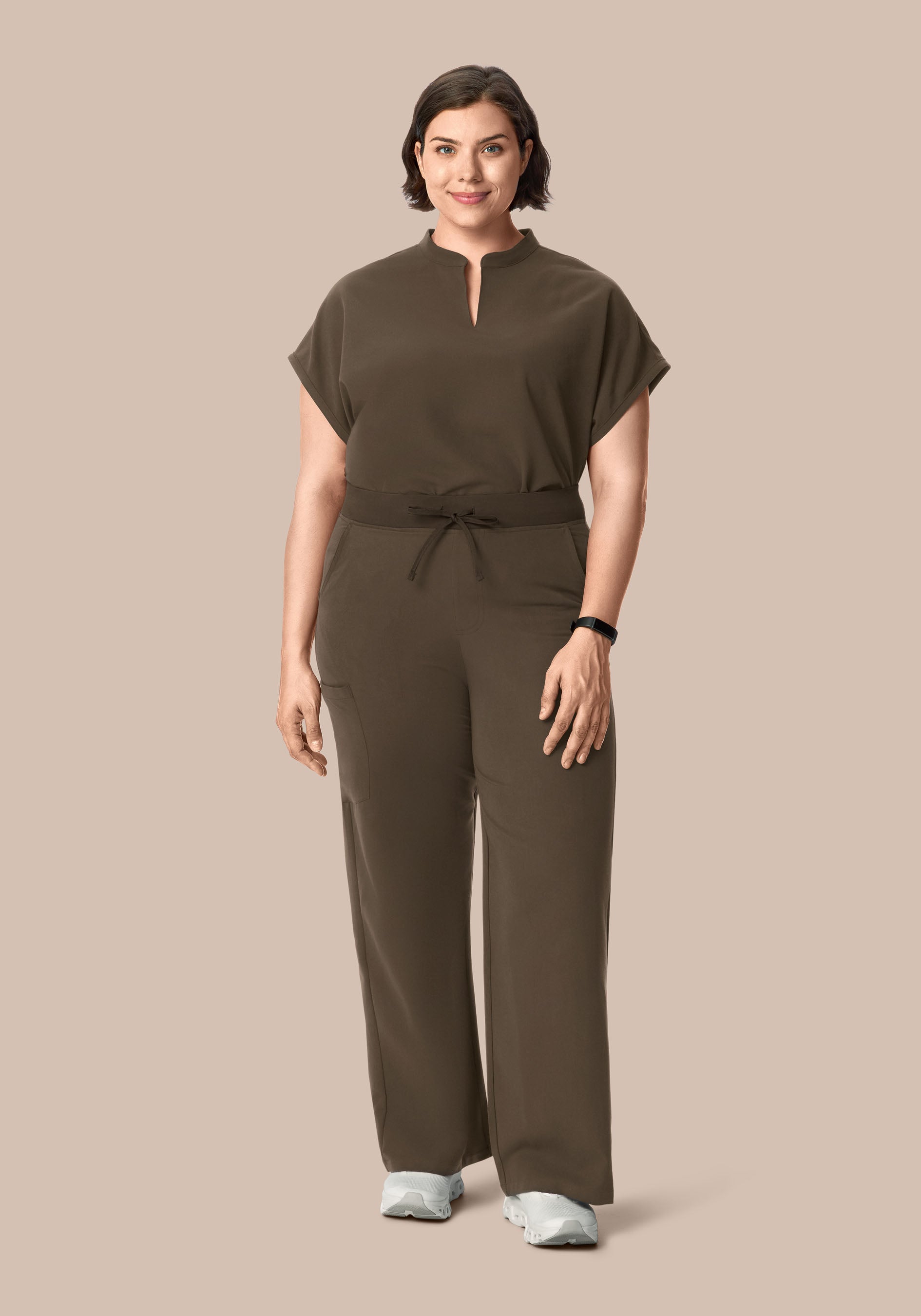 High Waisted Wide Leg Truffle