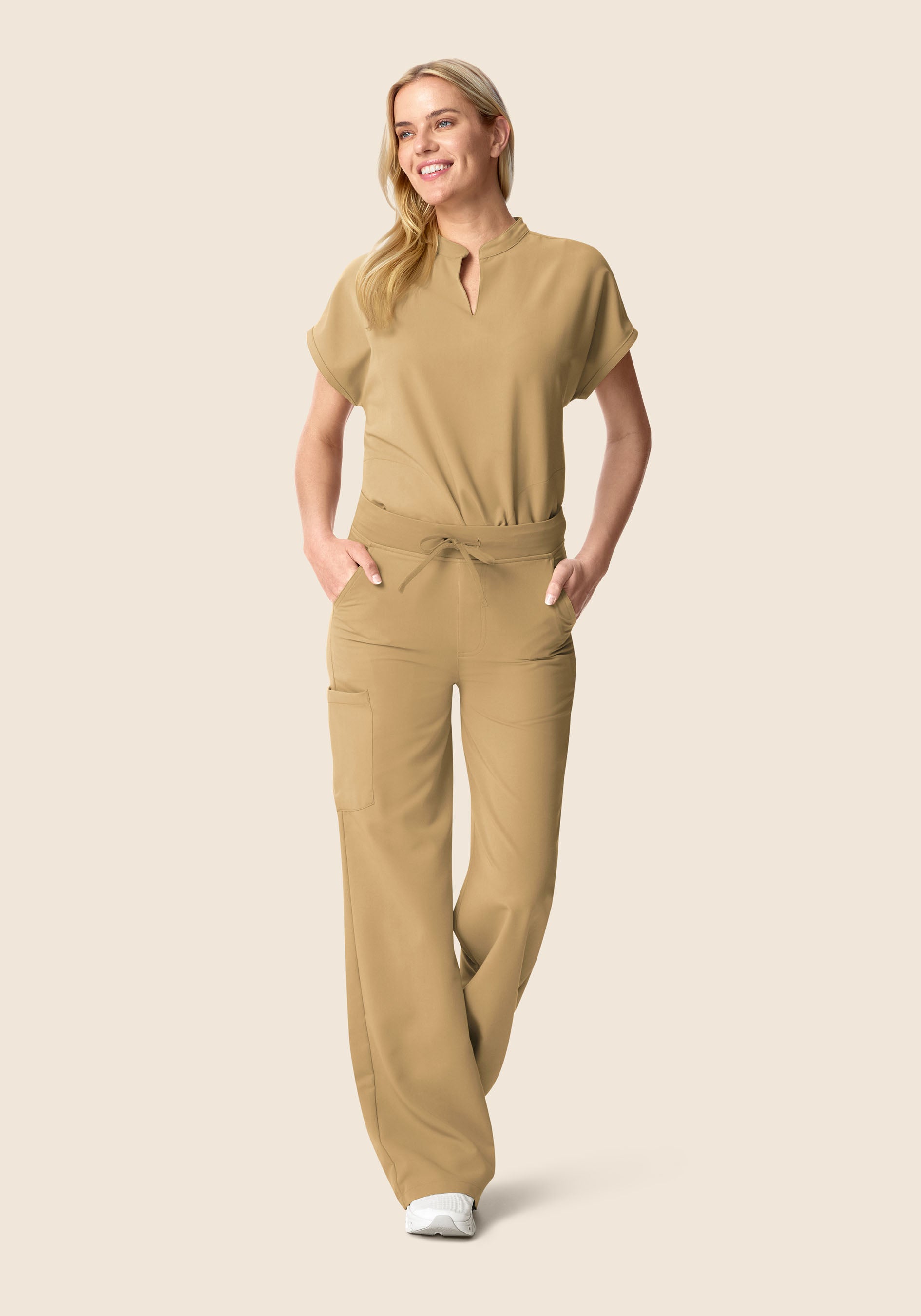Mandarin Dolman Top Latte