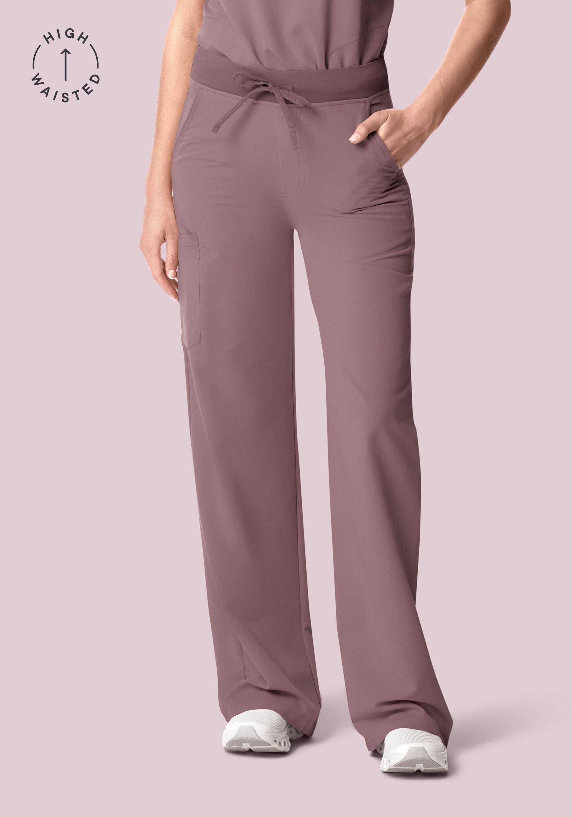 High Waisted Wide Leg Moondust