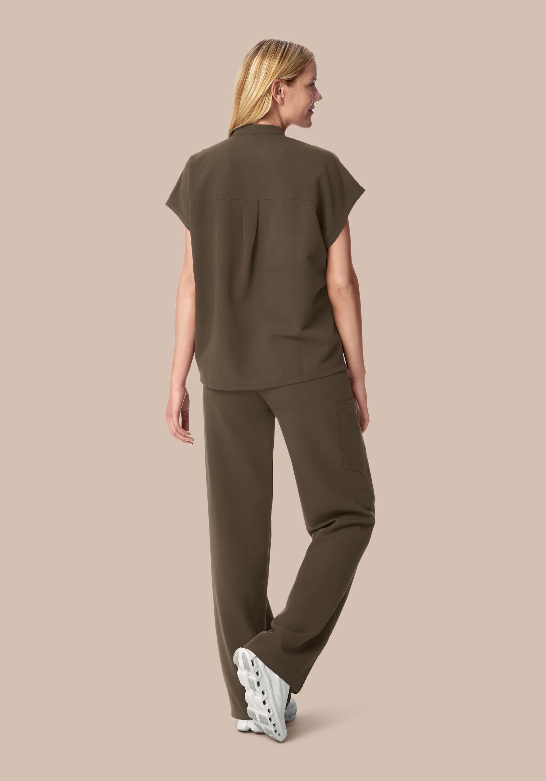 High Waisted Wide Leg Truffle