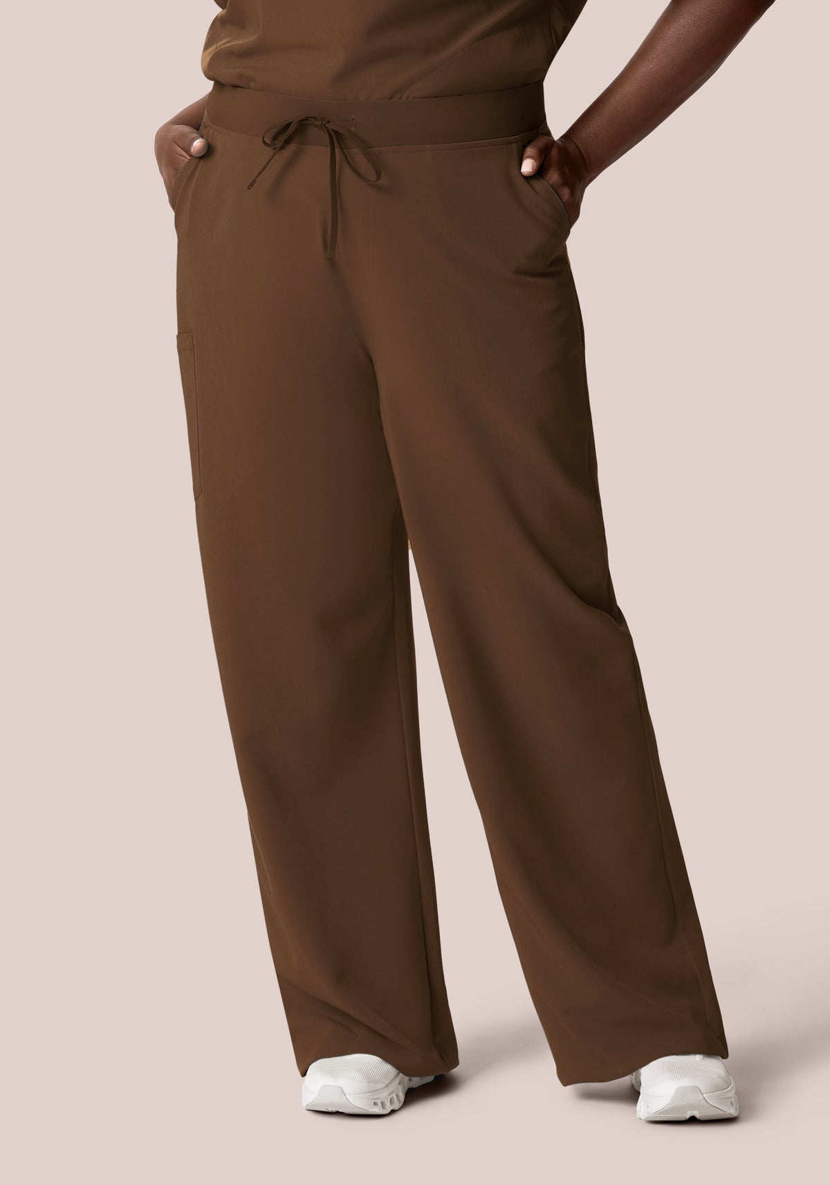 High Waisted Wide Leg Chocolate Brown
