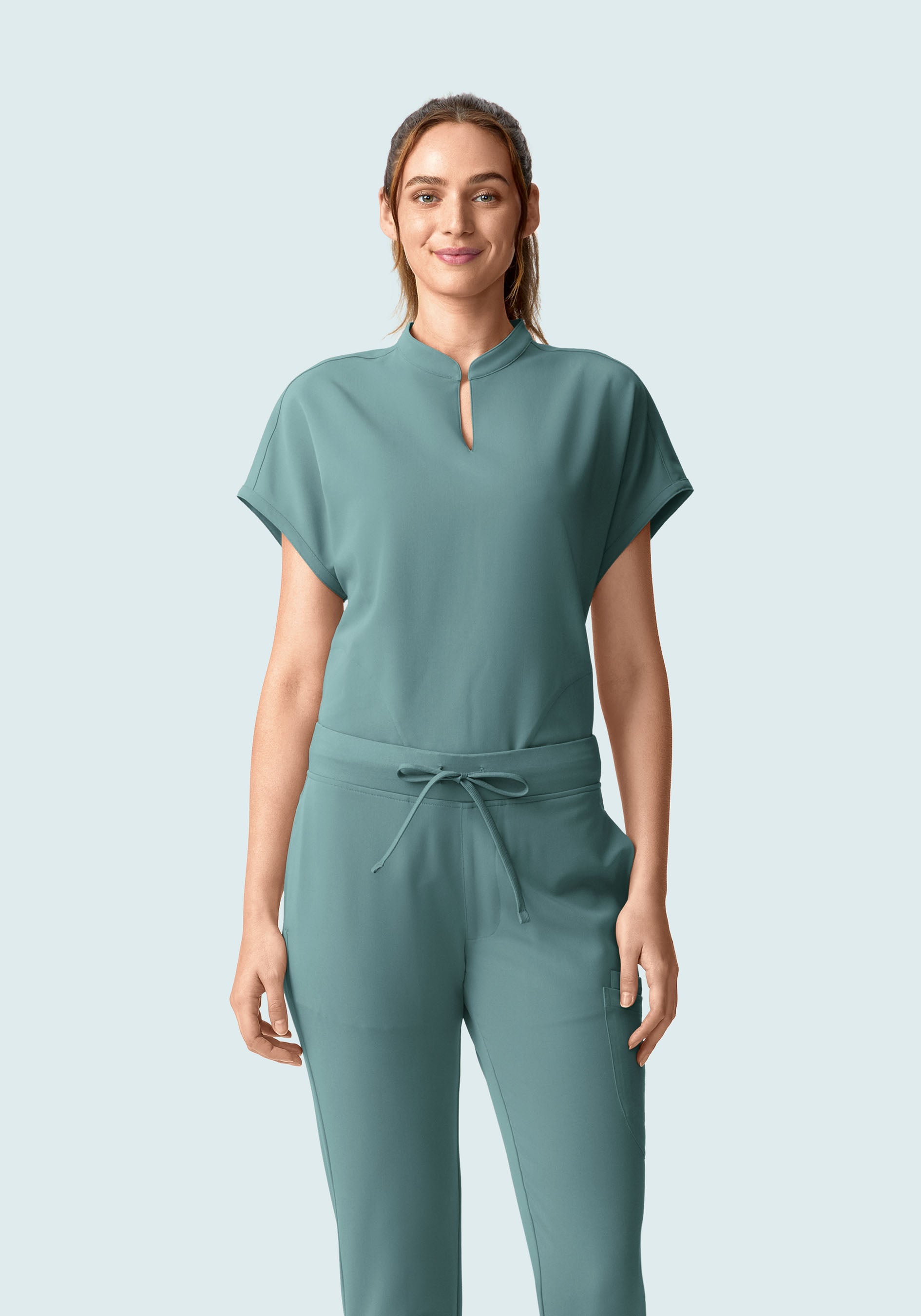 Mandarin Dolman Top Marina