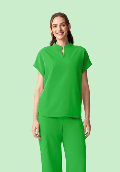 Sukala リントスル　ウエア　グリーン　Ｌ Scrub_MandarinDolman_Pants_A_W