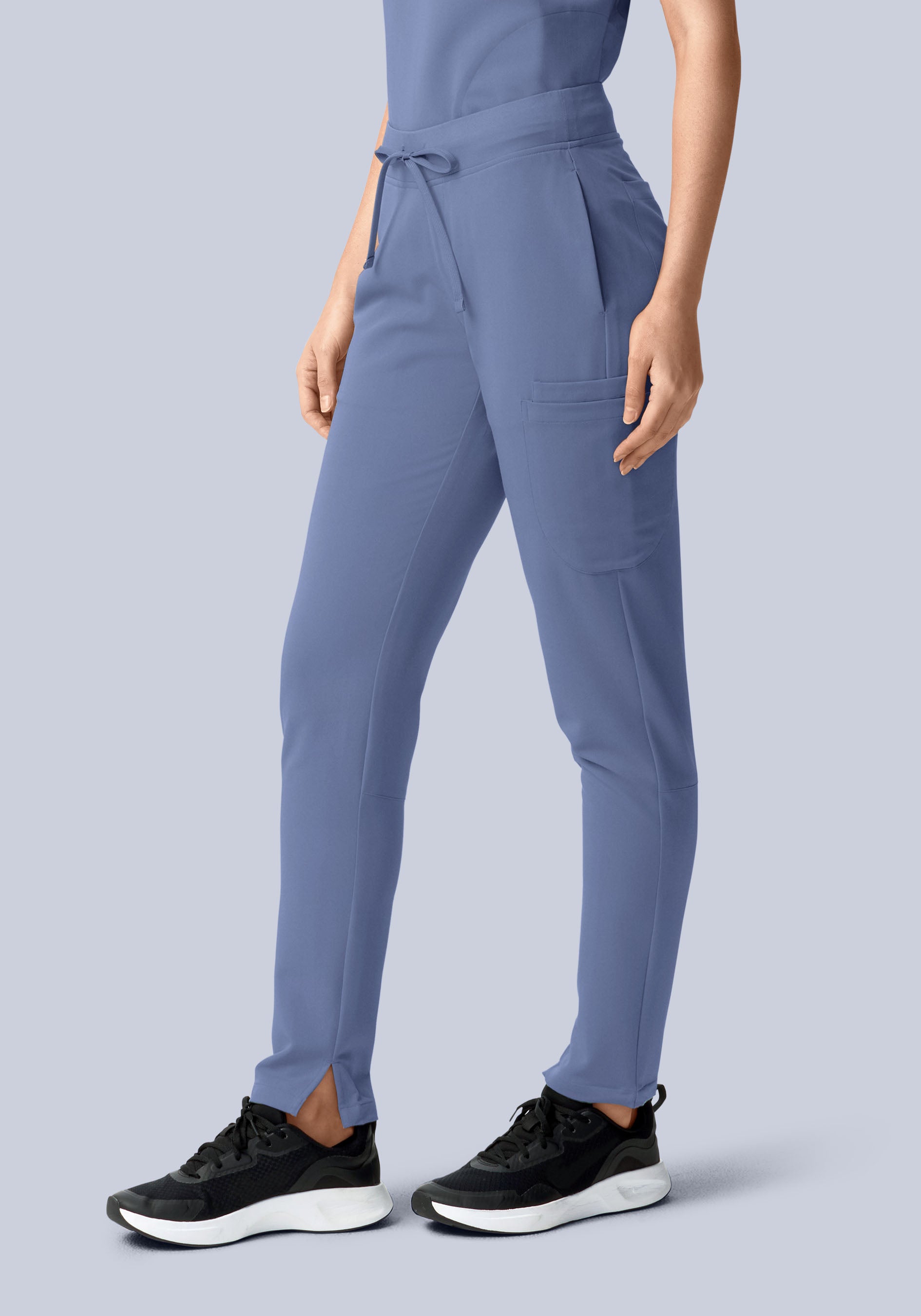 6 Pocket Slim Pants Periwinkle